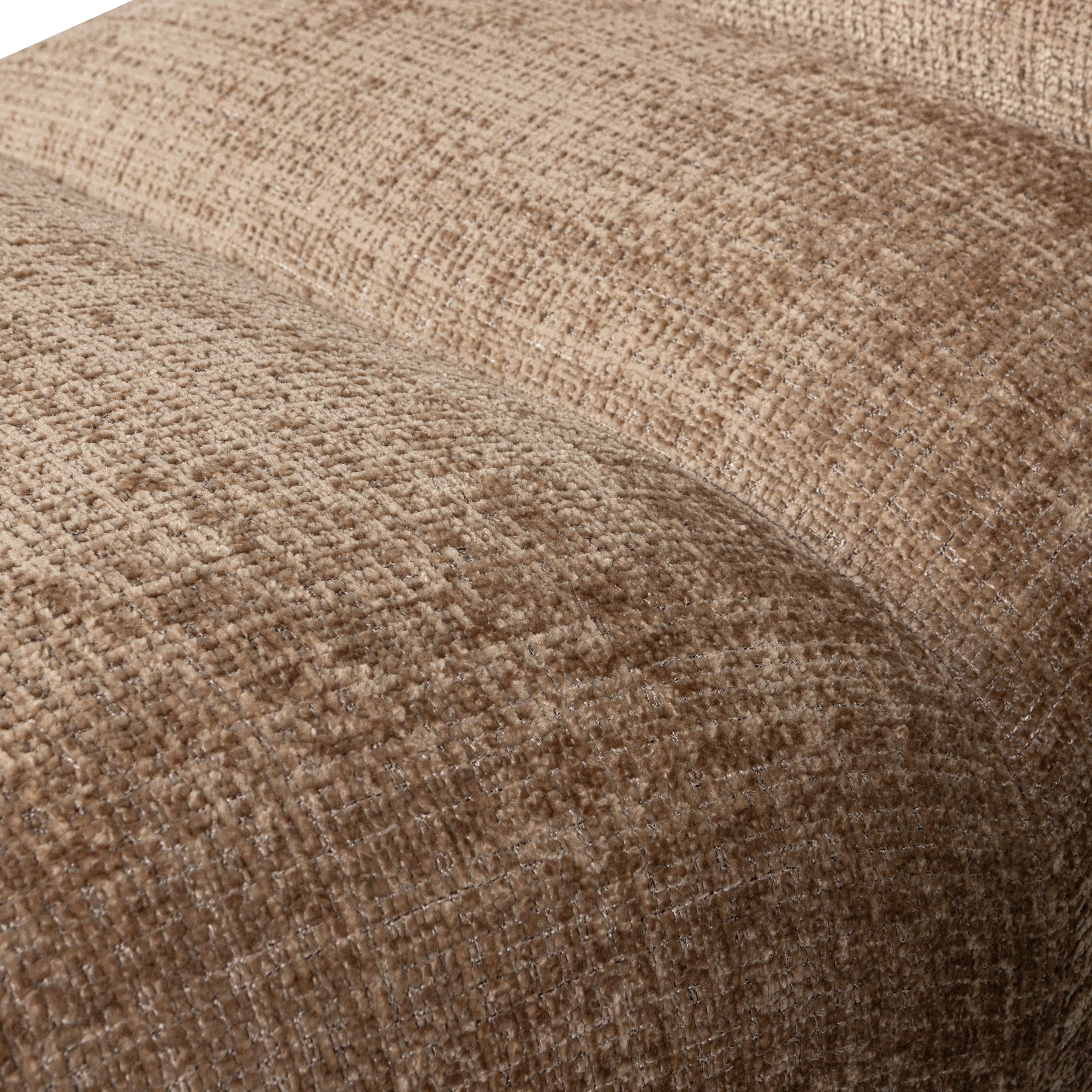 WOOOD Fauteuil Observe vrijstaand, grof geweven chenille-stof, h 82 cm x b 75 cm