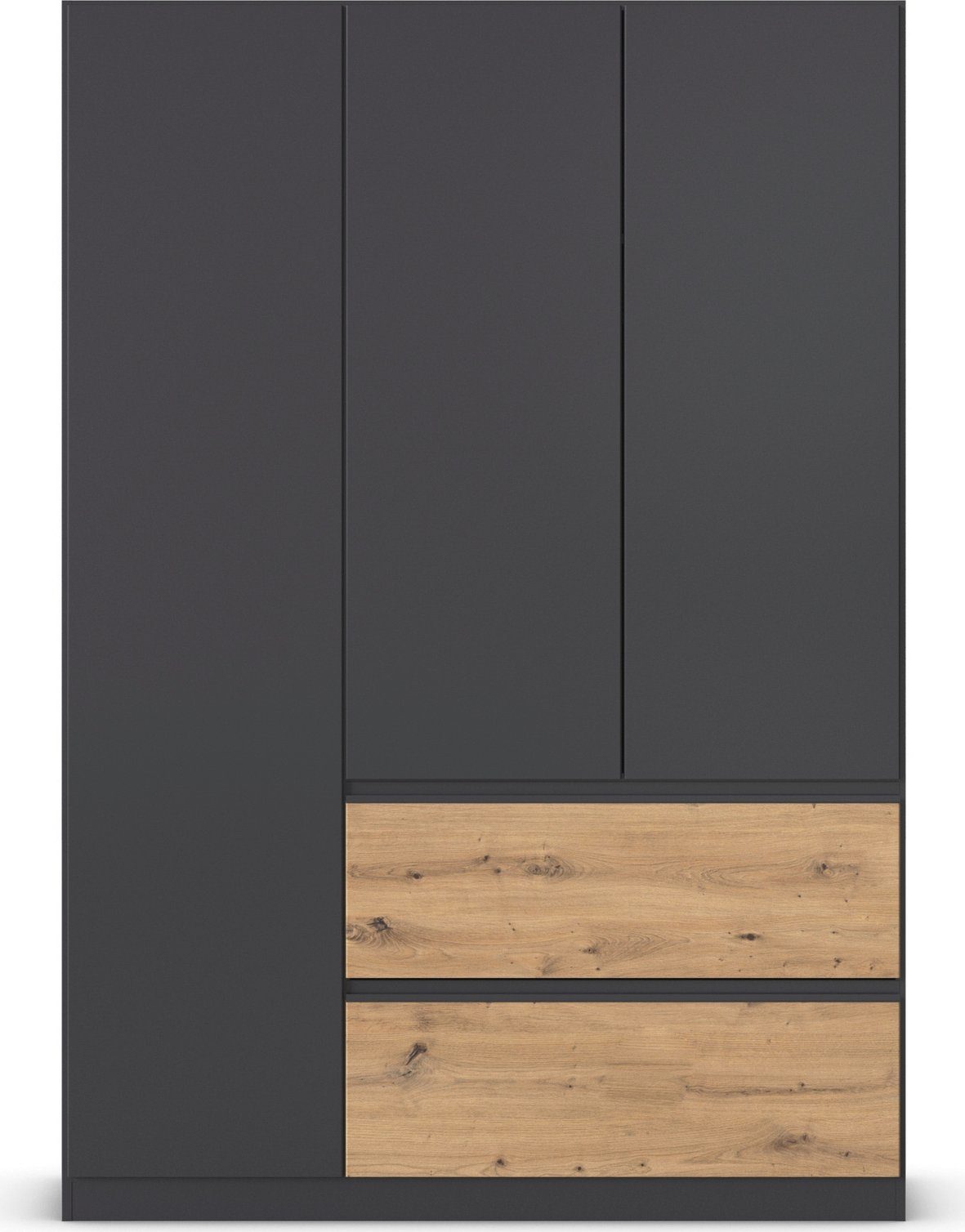 rauch Draaideurkast Kledingkast Kast Garderobe Wasmand COSTA in 3 Breedtes veel ruimte, greeploze front en push-to-open functie made in germany