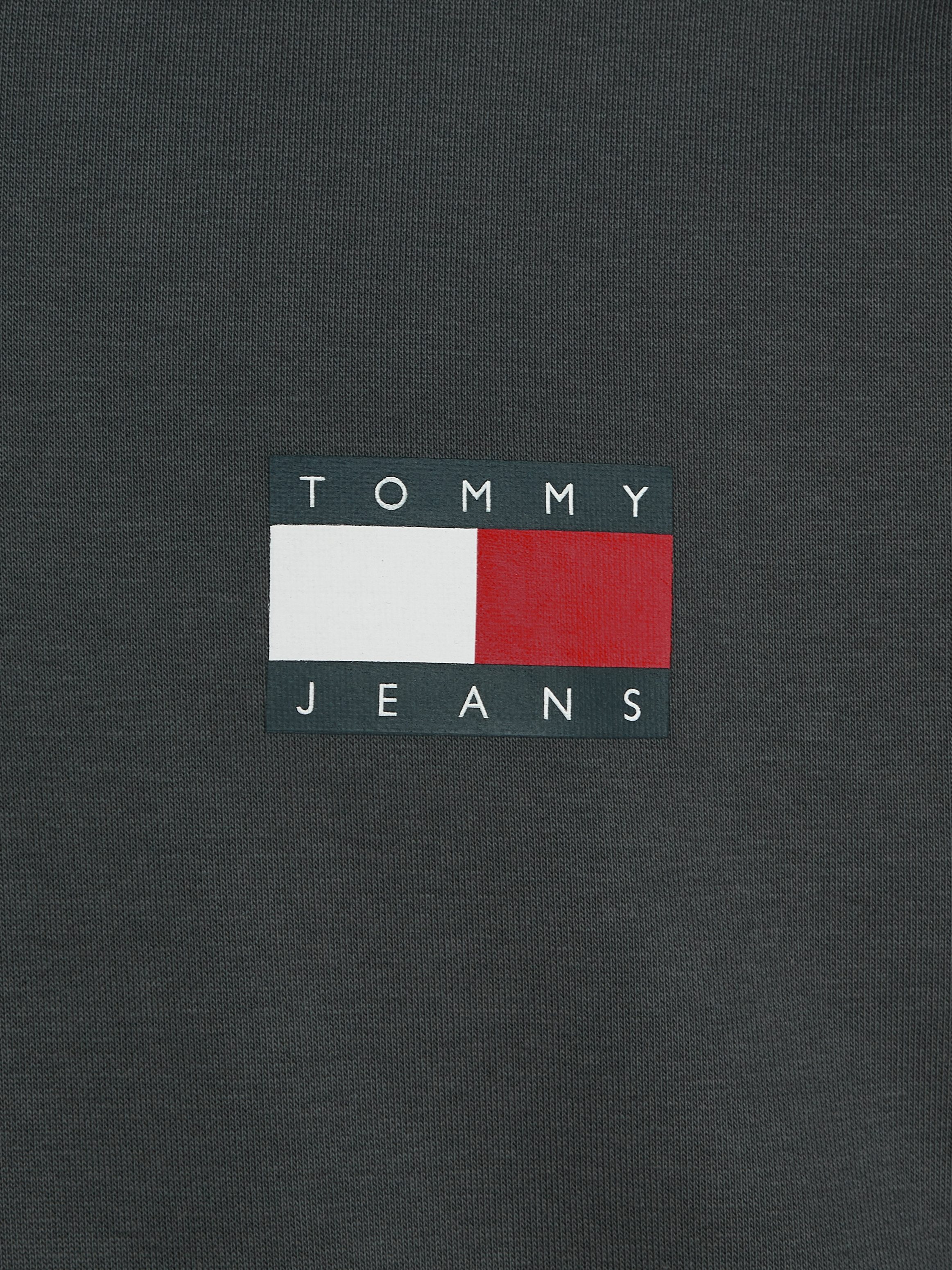 TOMMY JEANS Sweatshirt TJM REG ESSENTIAL FLAG HOOD EXT met bedrukte merklogo op borsthoogte