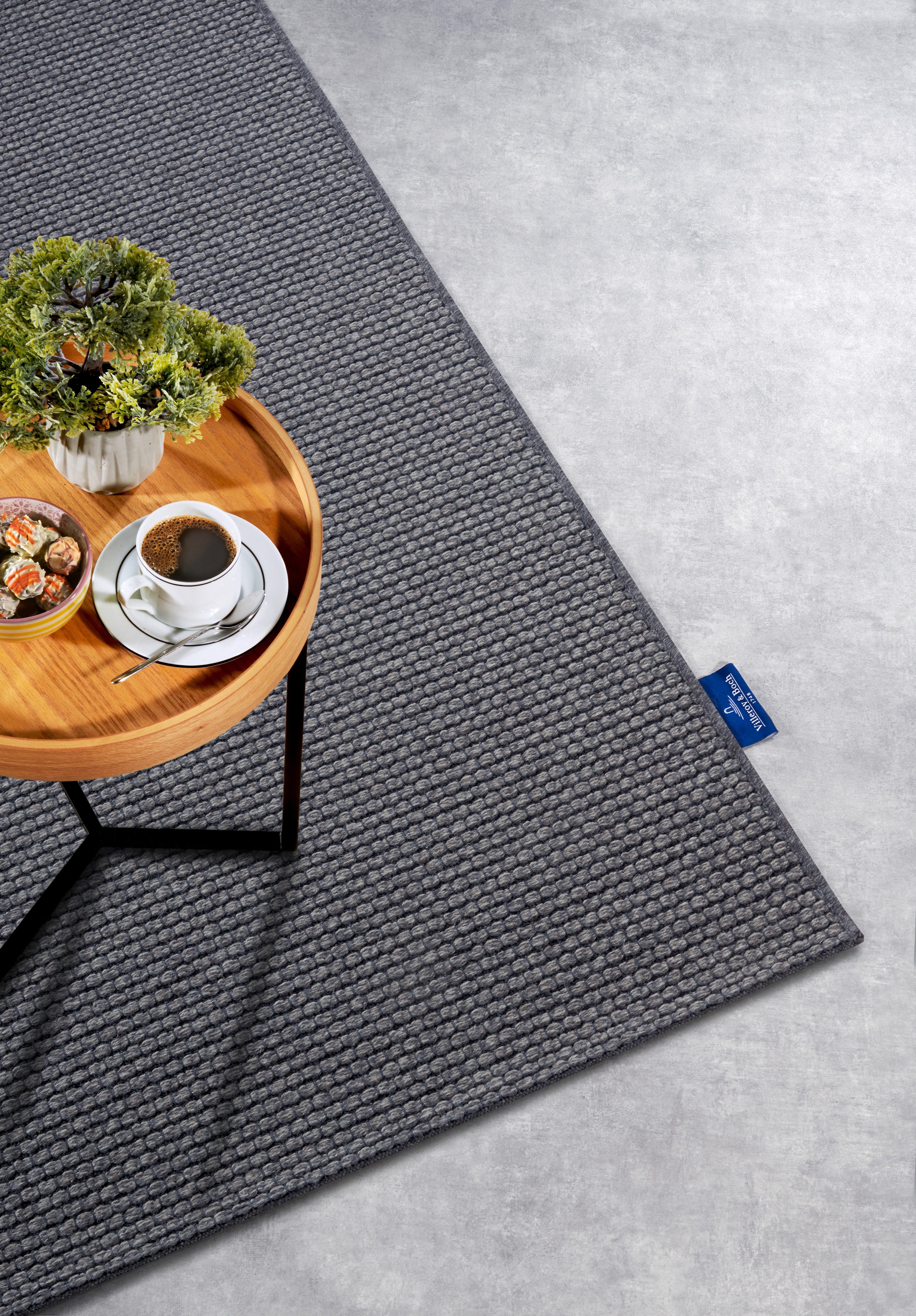 Villeroy & Boch Wollen kleed CHARLES Scheerwol, wol, natuur, woonkamer, slaapkamer, boho, scandi