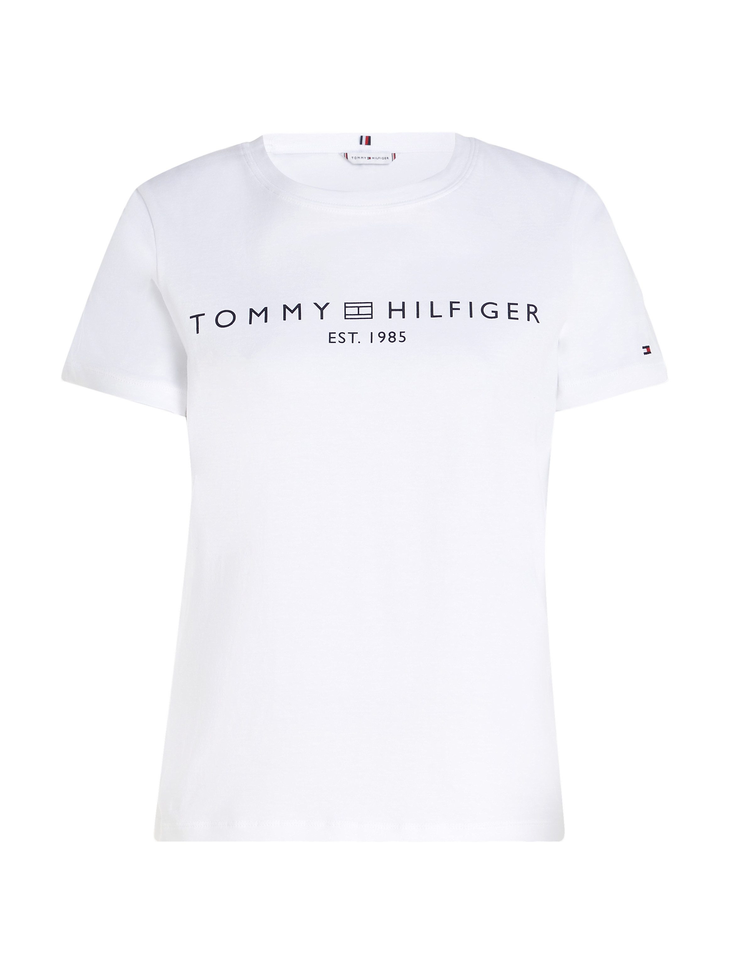 Tommy Hilfiger T-shirt REG CORP LOGO C-NK met logo en borduursel