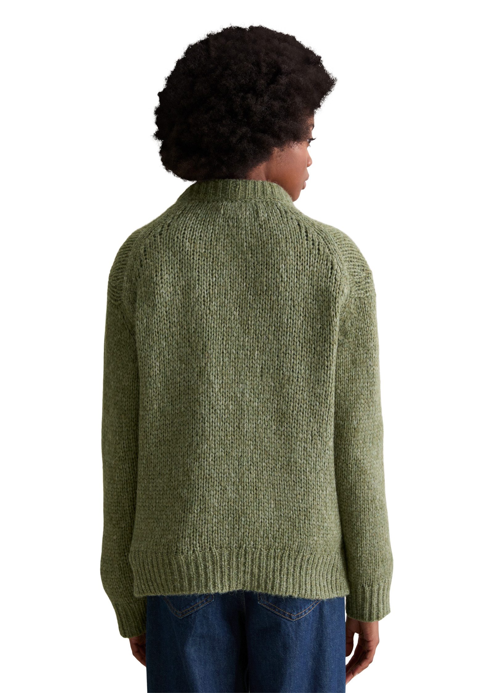 Marc O'Polo DENIM Cardigan RELAXED van knuffelige scheerwol-alpacawolmix