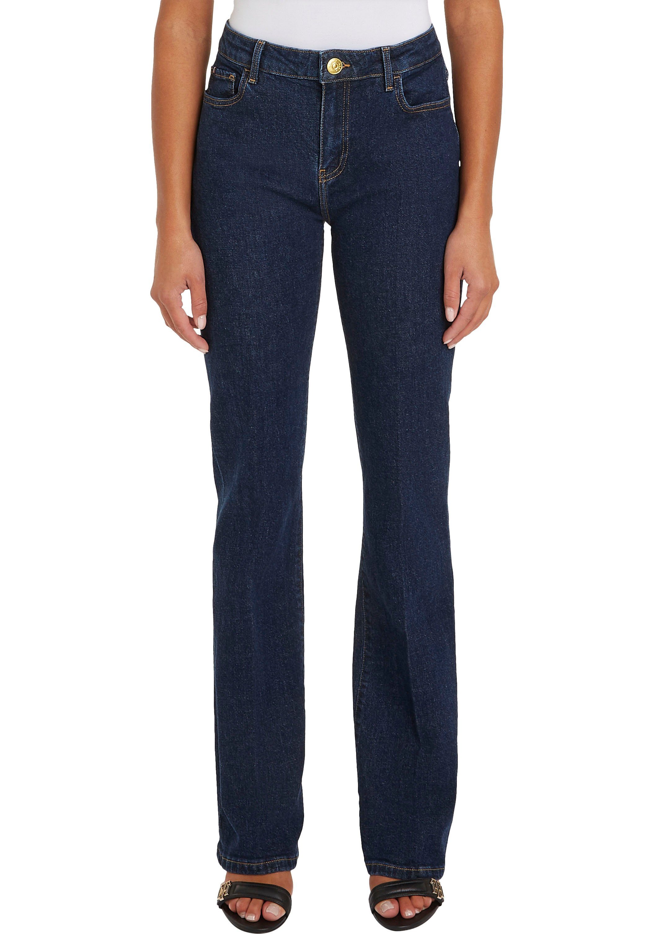 Tommy Hilfiger Bootcut jeans BOOTCUT RW CLER met logo-badge