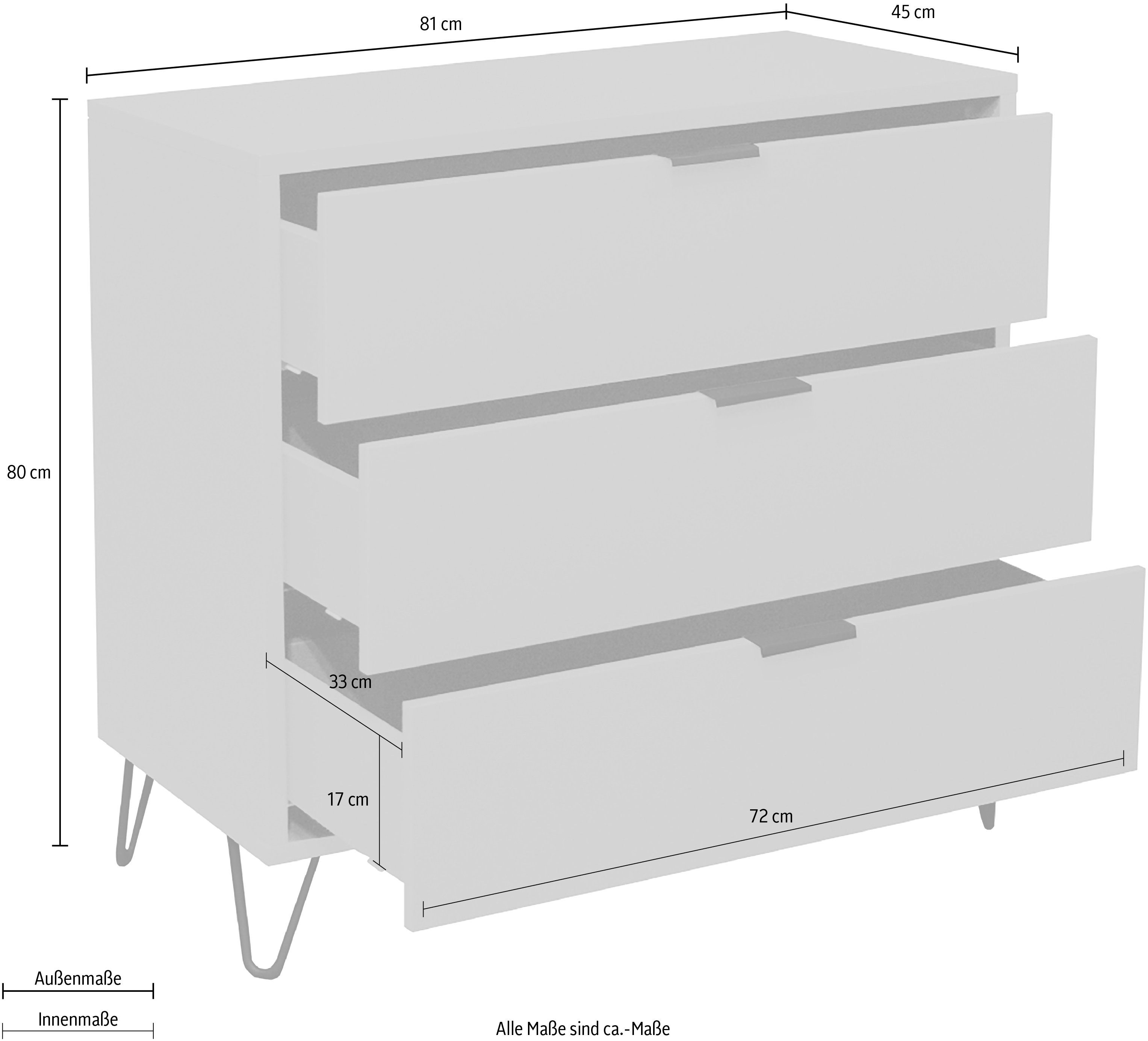 Mäusbacher Kast Bonnie TOPSELLER! Commode met draadframe