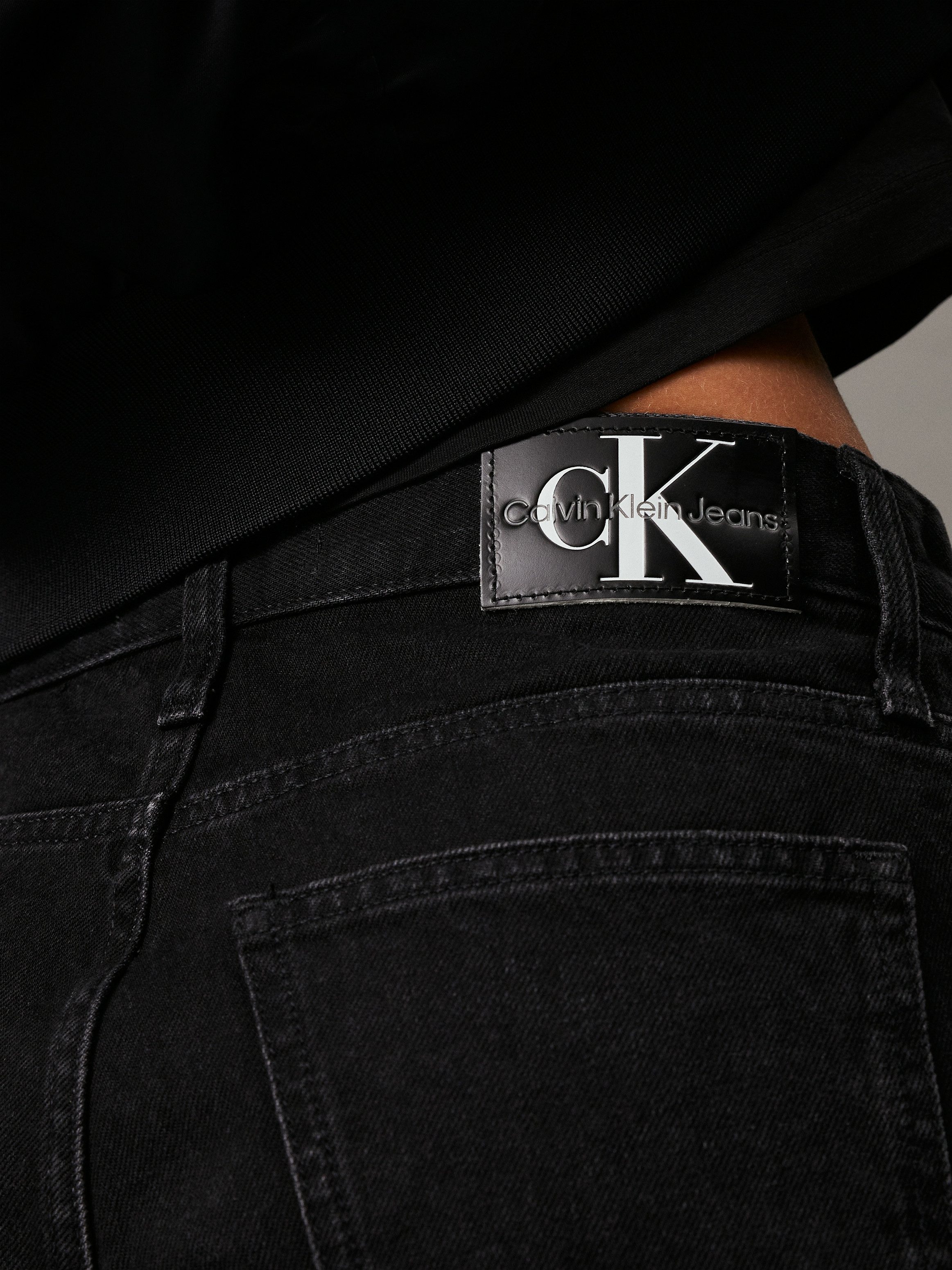 Calvin Klein Short Mom short in 5-pocketsstijl