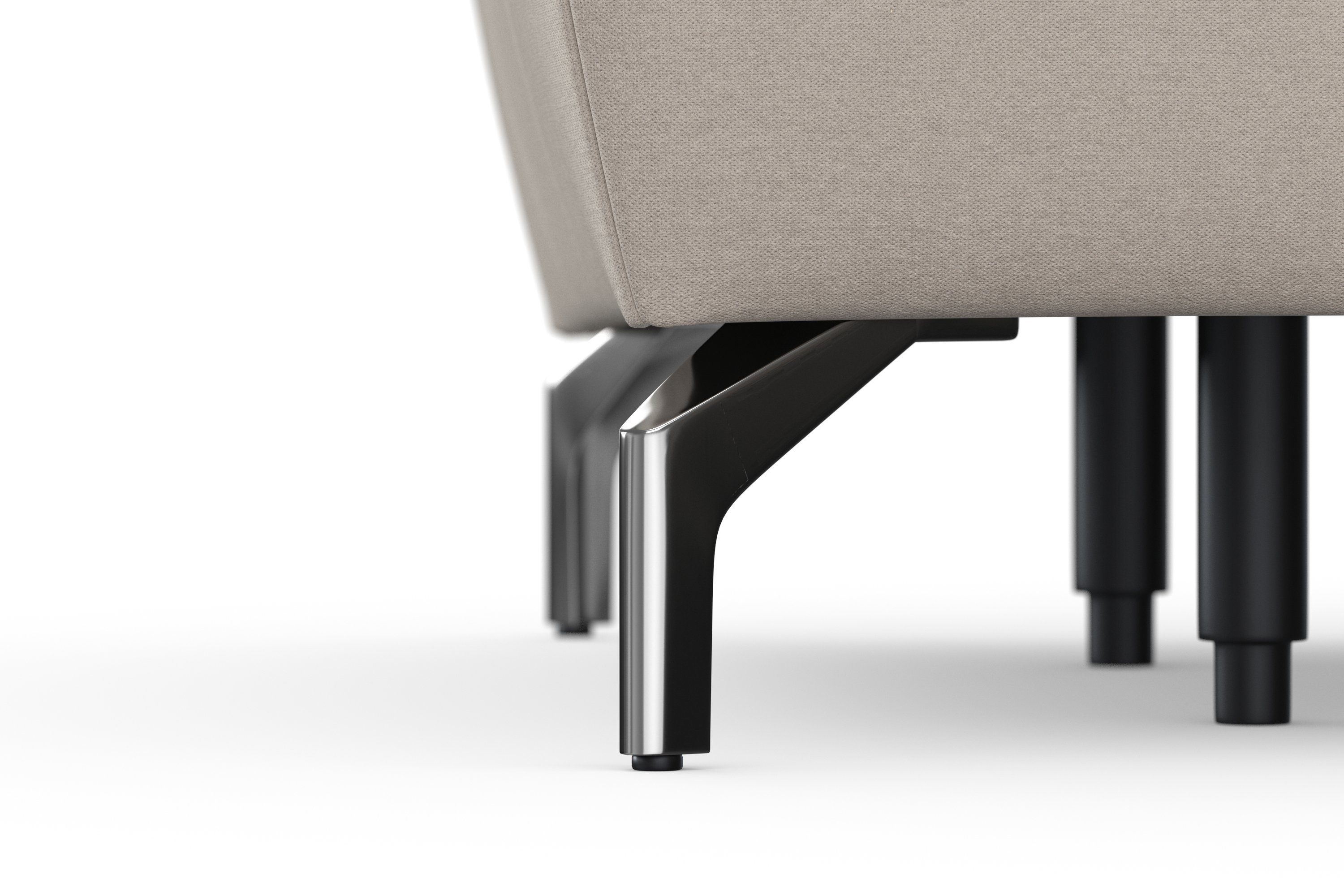 sit&more Hoekbank Cool L-vorm naar keuze met verstelbare hoofdsteun en uittrekzitting, motorisch
