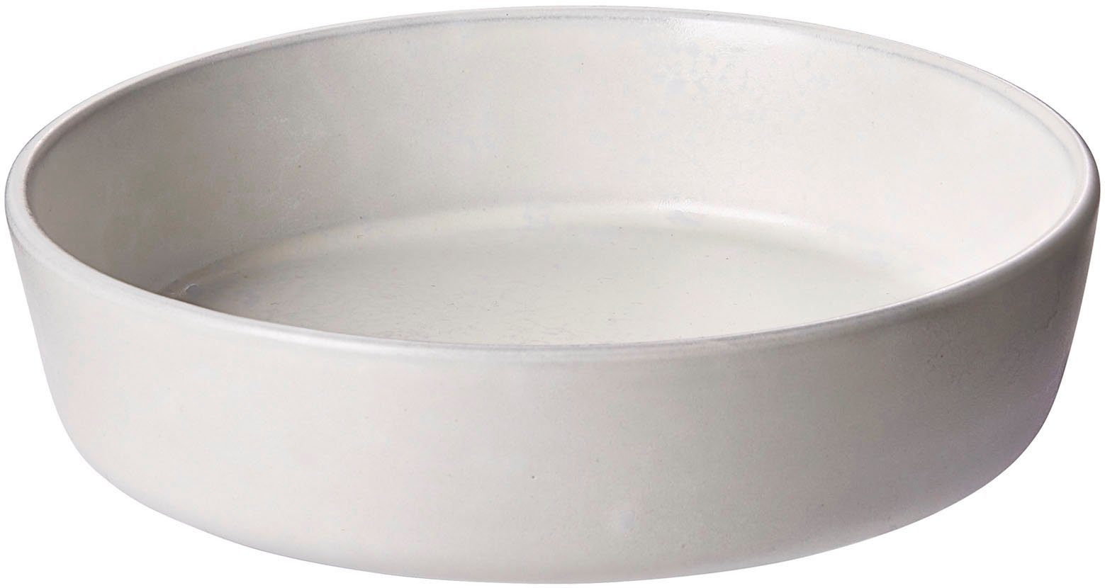 aida RAW Diep bord Raw Aardewerk, Ø 19 cm (set, 6 stuks) serviezen wit
