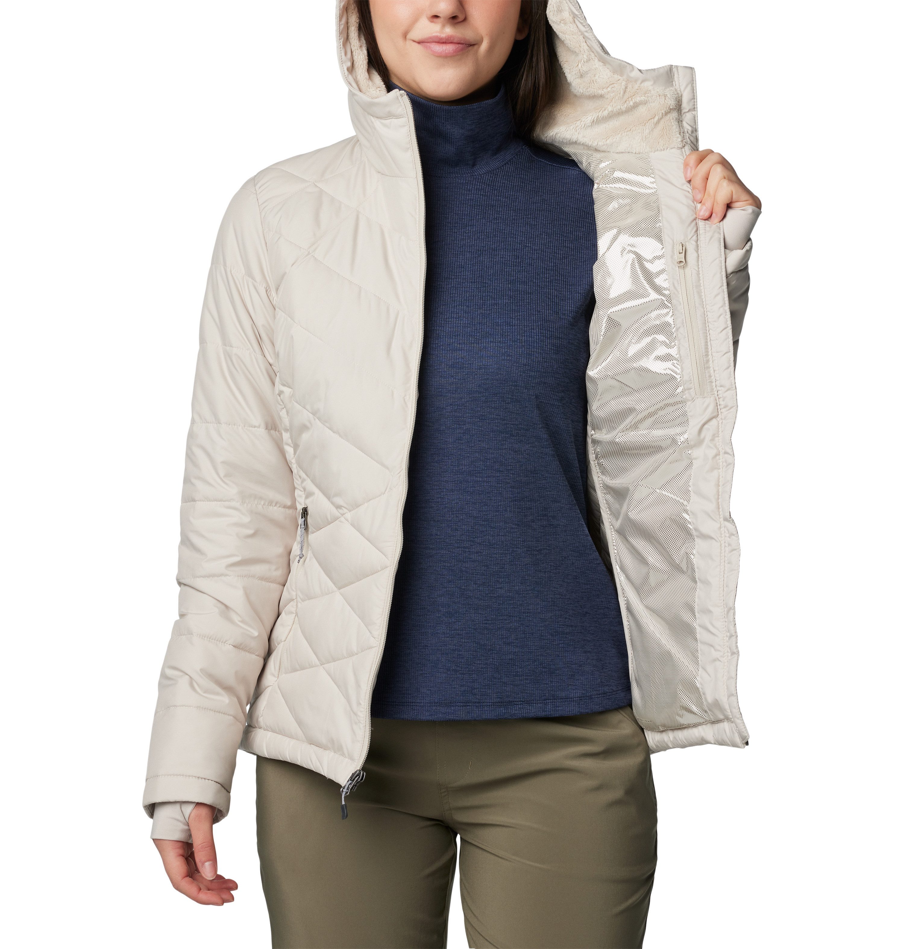 Columbia Gewatteerde jas HEAVENLY HOODED JACKET (1 stuk)