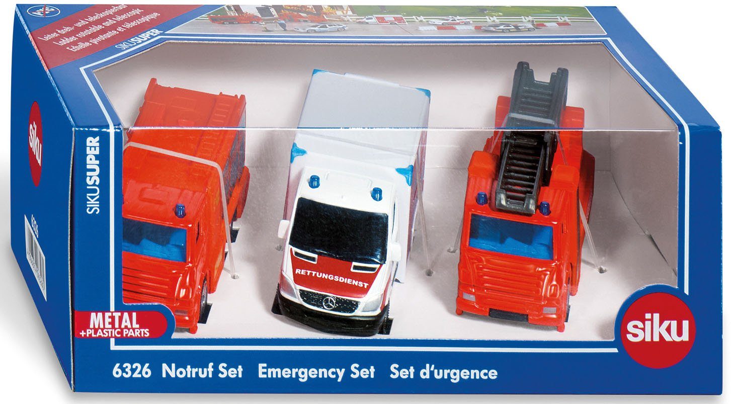 Siku Speelgoed-ambulance SIKU Super, alarmoproep set (6326)