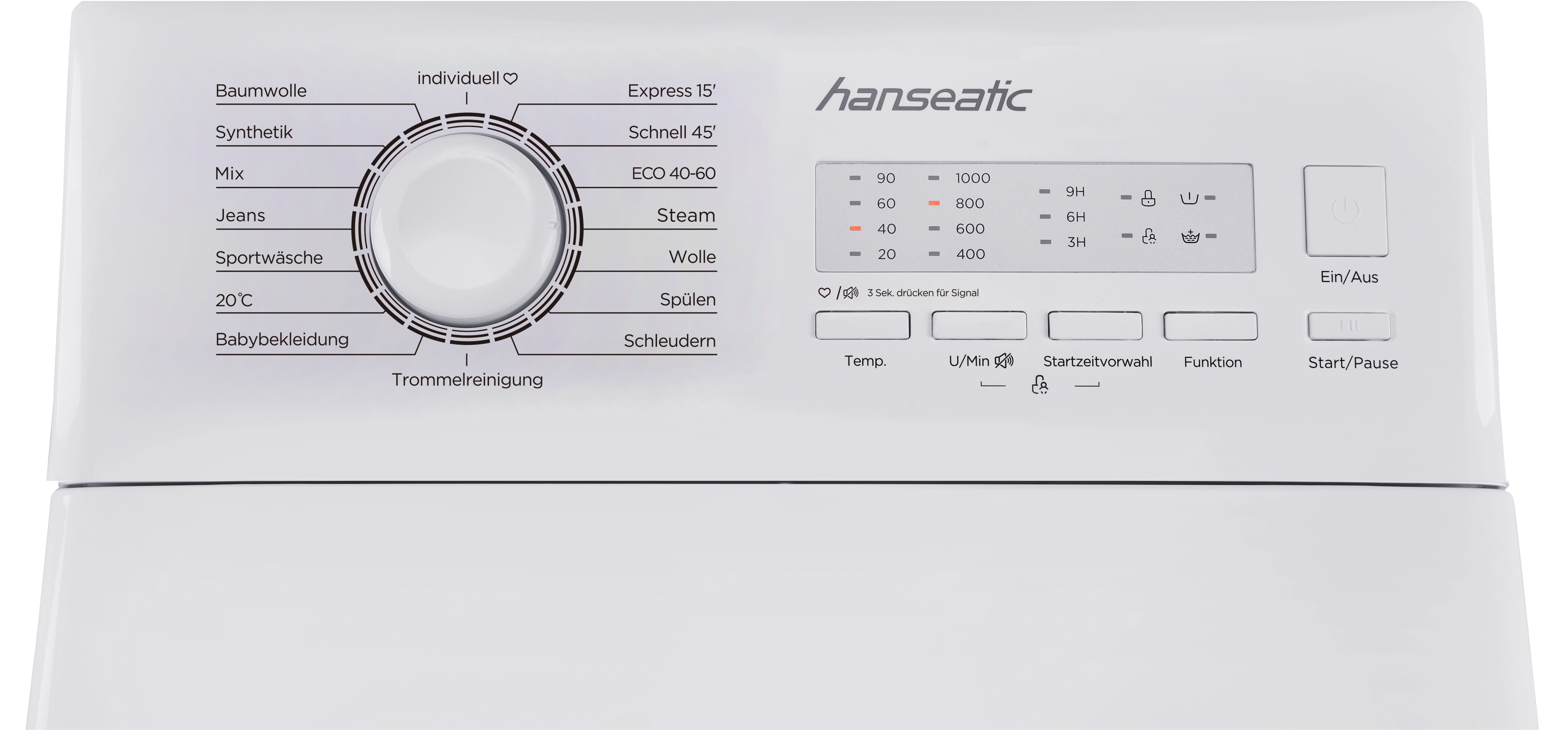 Hanseatic Wasmachine HTW510C, 5,0 kg