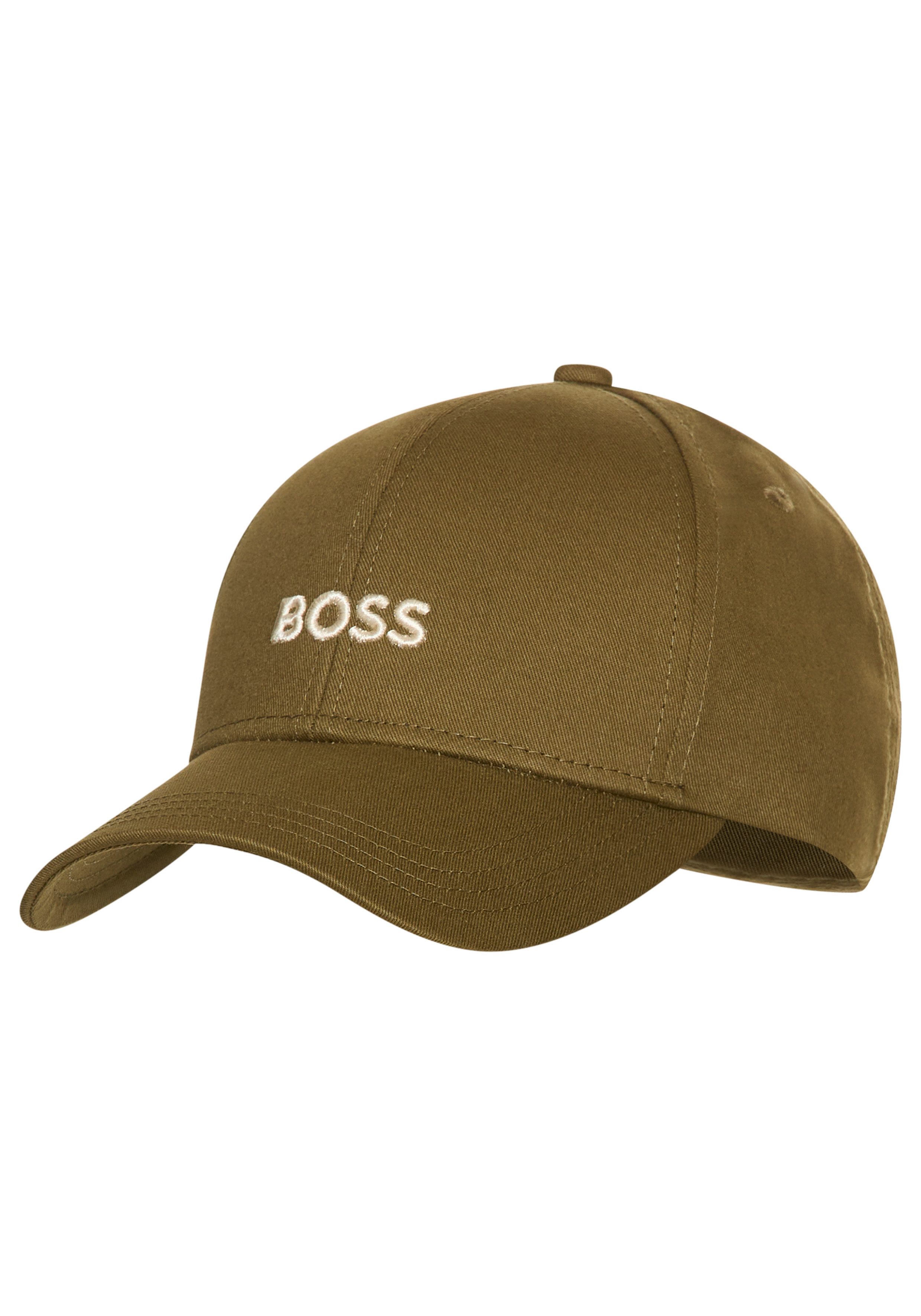 Boss Baseball pet Zed met geborduurd logo unisex caps groen