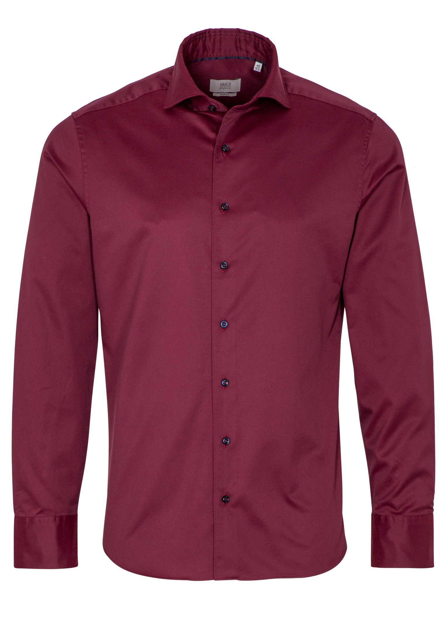 Eterna Overhemd met lange mouwen Slim fit EASY IRON (gemakkelijk te strijken)