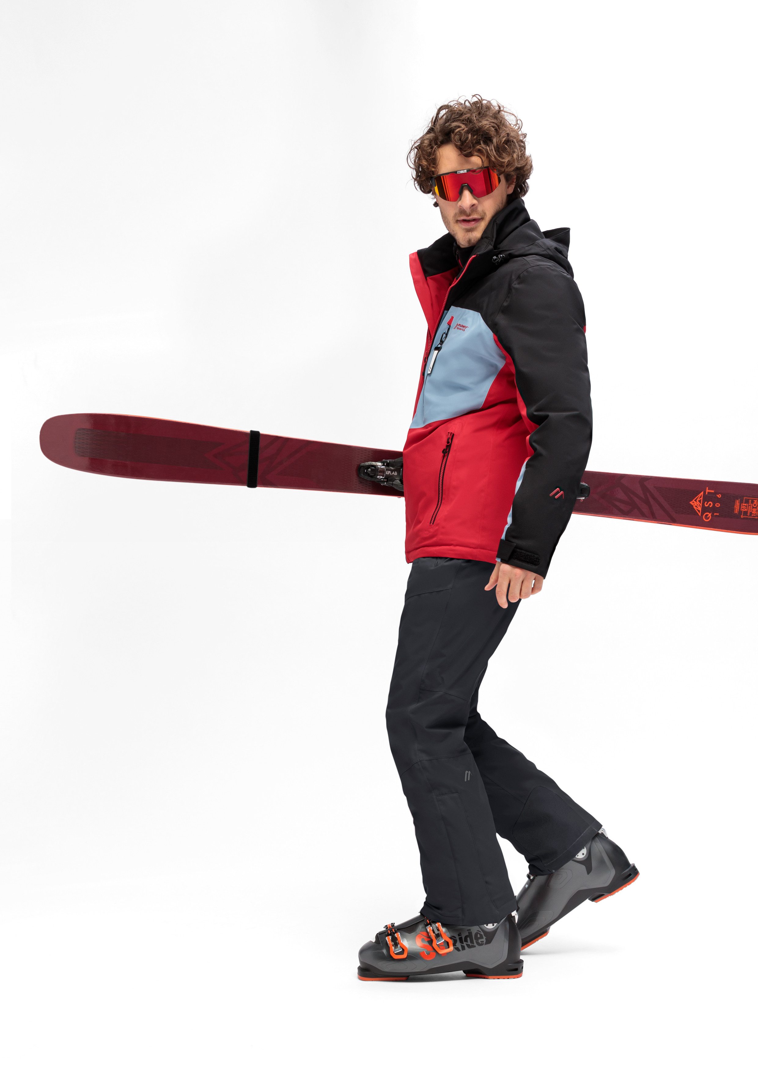Maier Sports Skibroek Anton 2.1 Heren sneeuwbroek met bretels, wind/waterdicht, regular fit