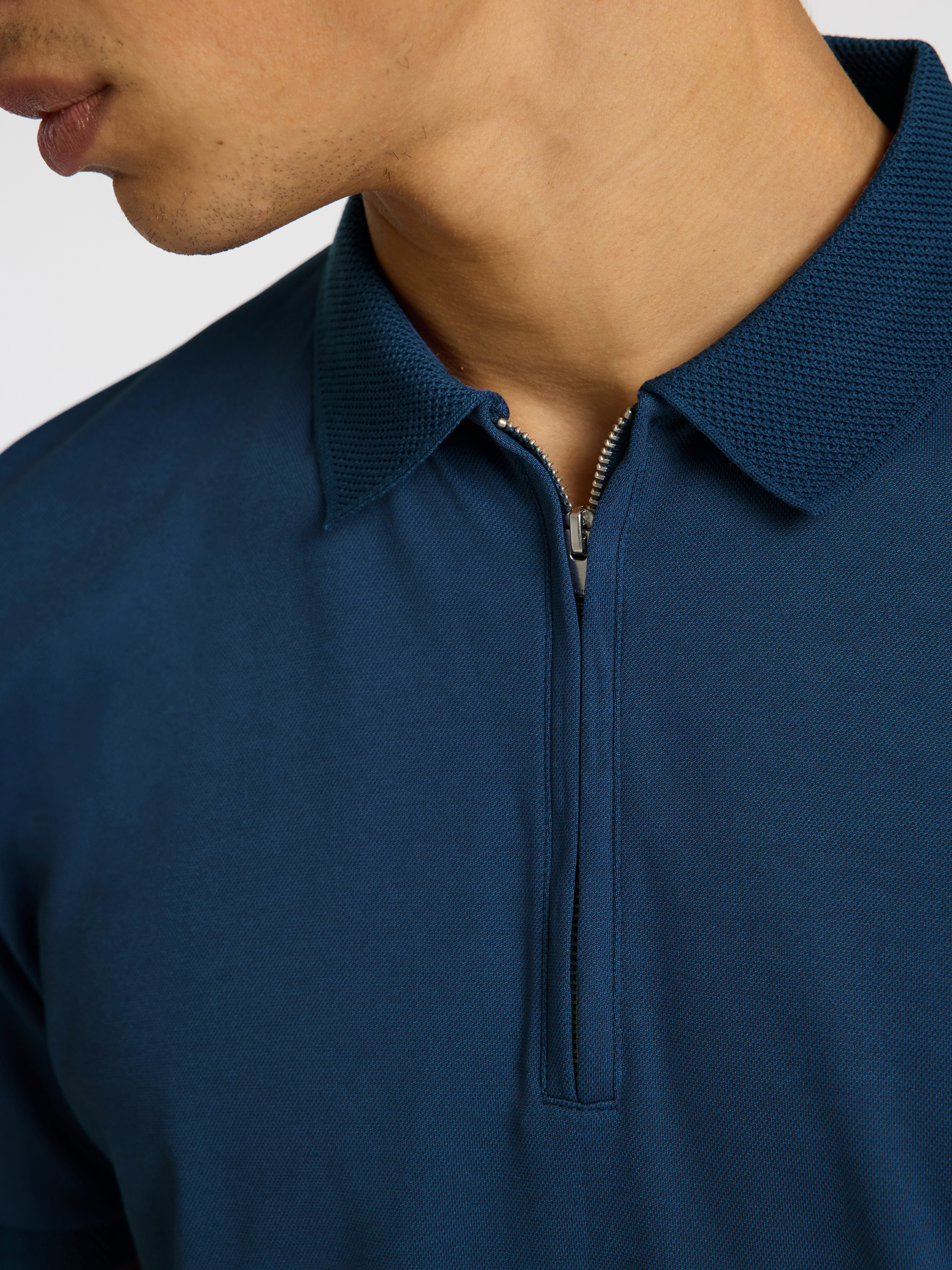 SELECTED HOMME Poloshirt SLHFAVE ZIP SS POLO NOOS