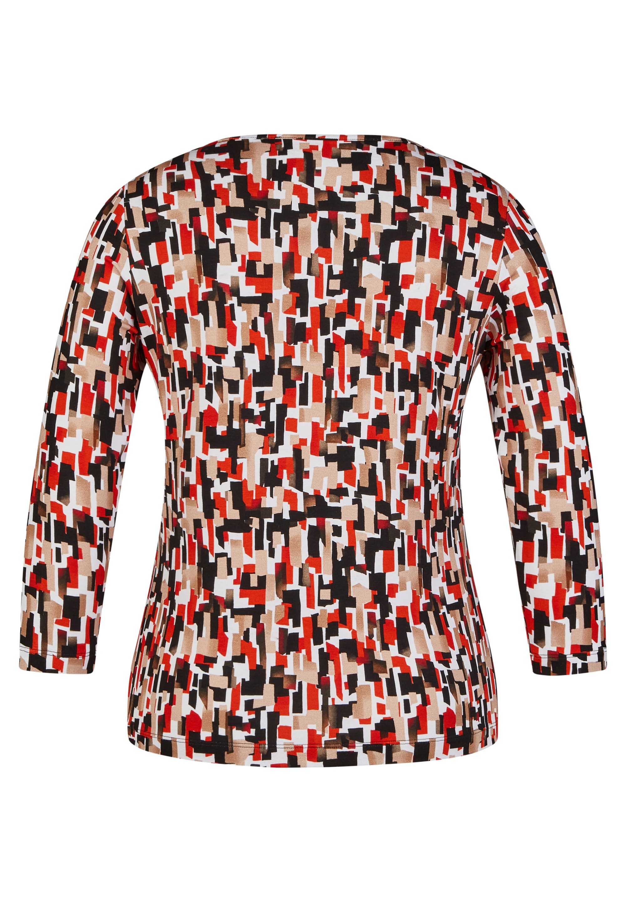 Rabe Shirt met 3/4 mouwen met grafisch patroon