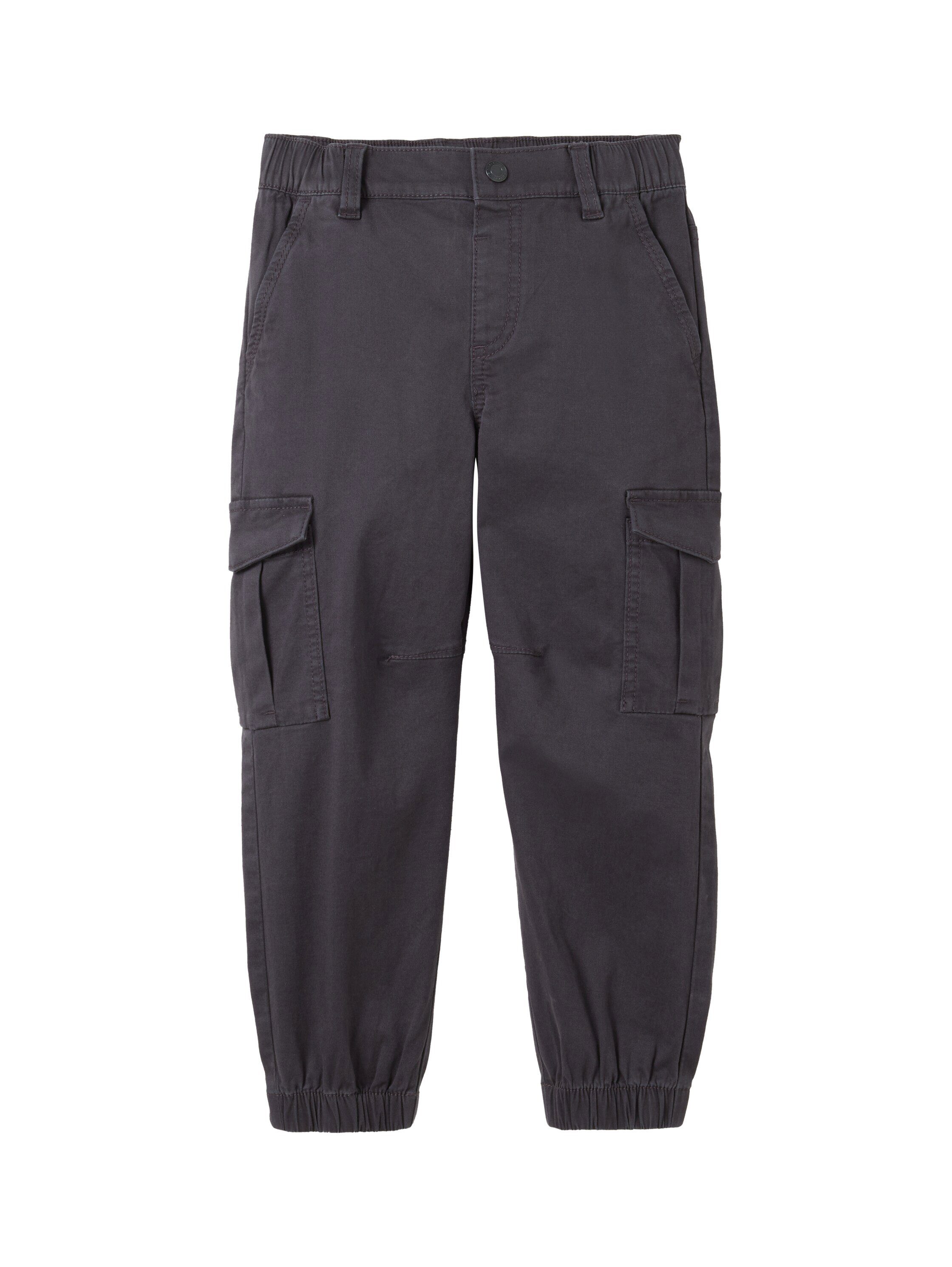Tom Tailor Cargobroek met stretch-aandeel en boorden