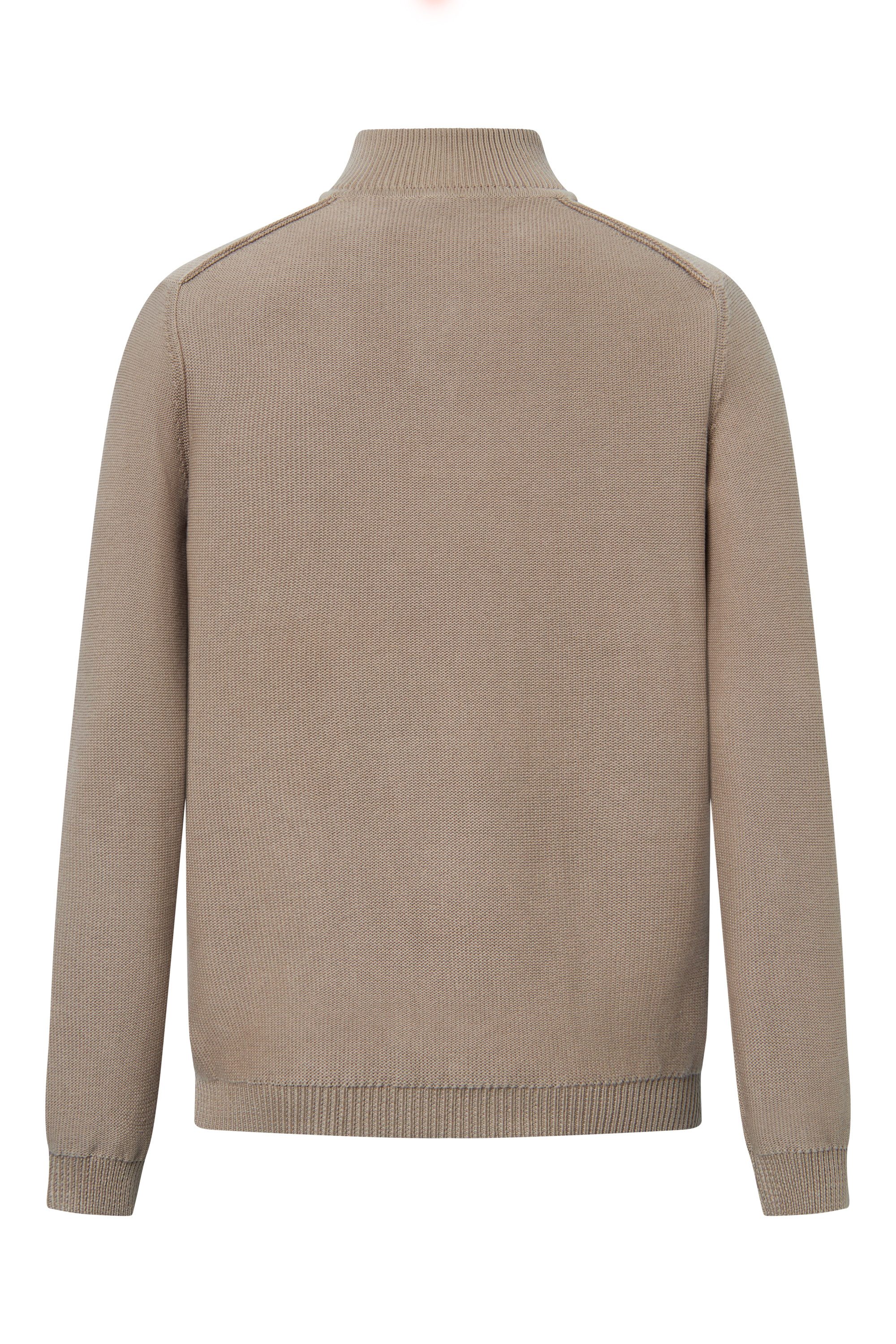 Joop Jeans Gebreide trui Paulin Metalen rits, elastische tailleband