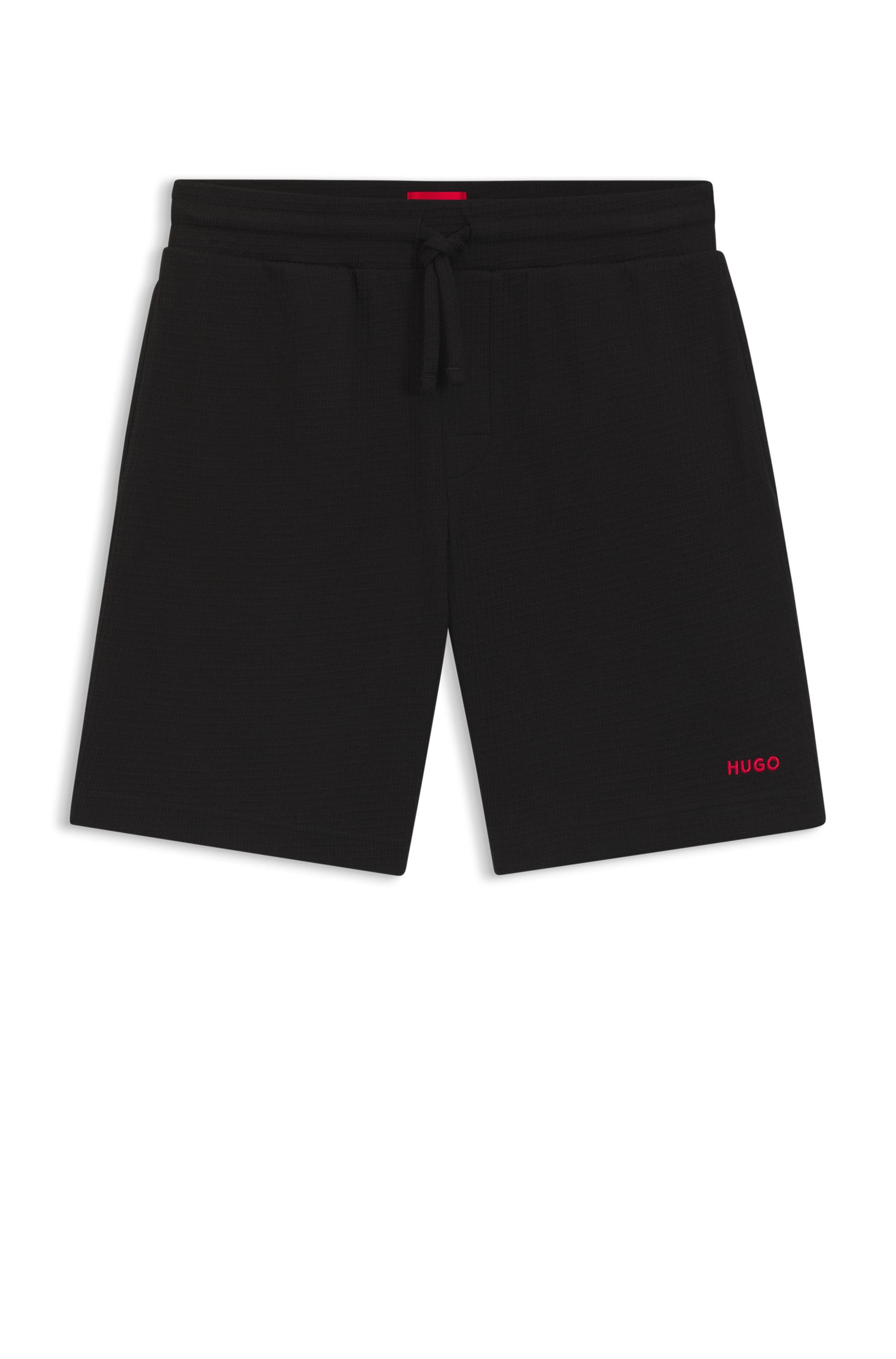 HUGO underwear Pyjamashort Austin Short met een rijgkoord