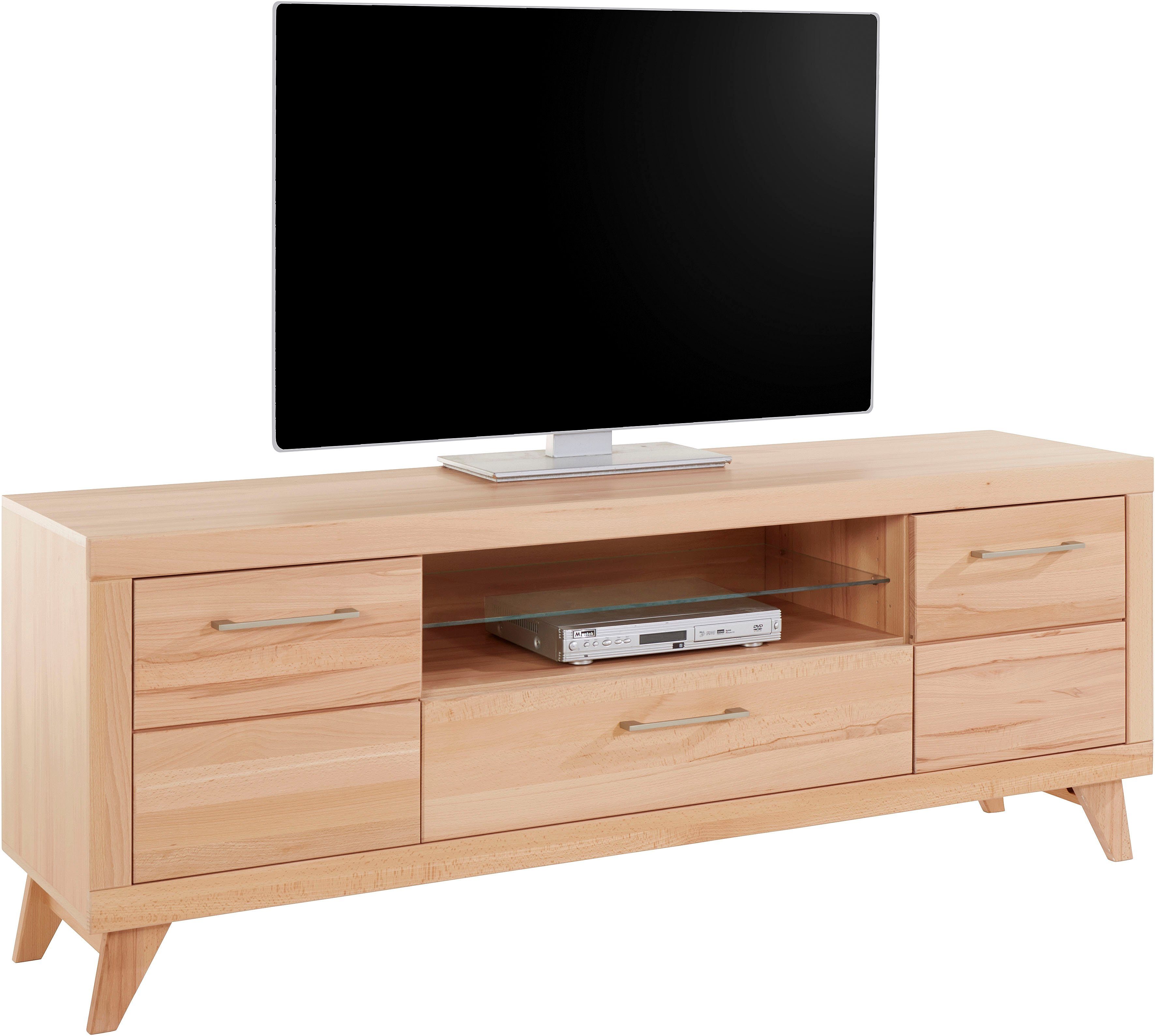 VOGL Möbelfabrik Tv-meubel 1237 Massief houten front, breedte ca. 171 cm, met soft-close functie
