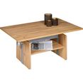 pro line salontafel avant met functie, in hoogte verstelbaar met lift, plank, rechthoekig bruin