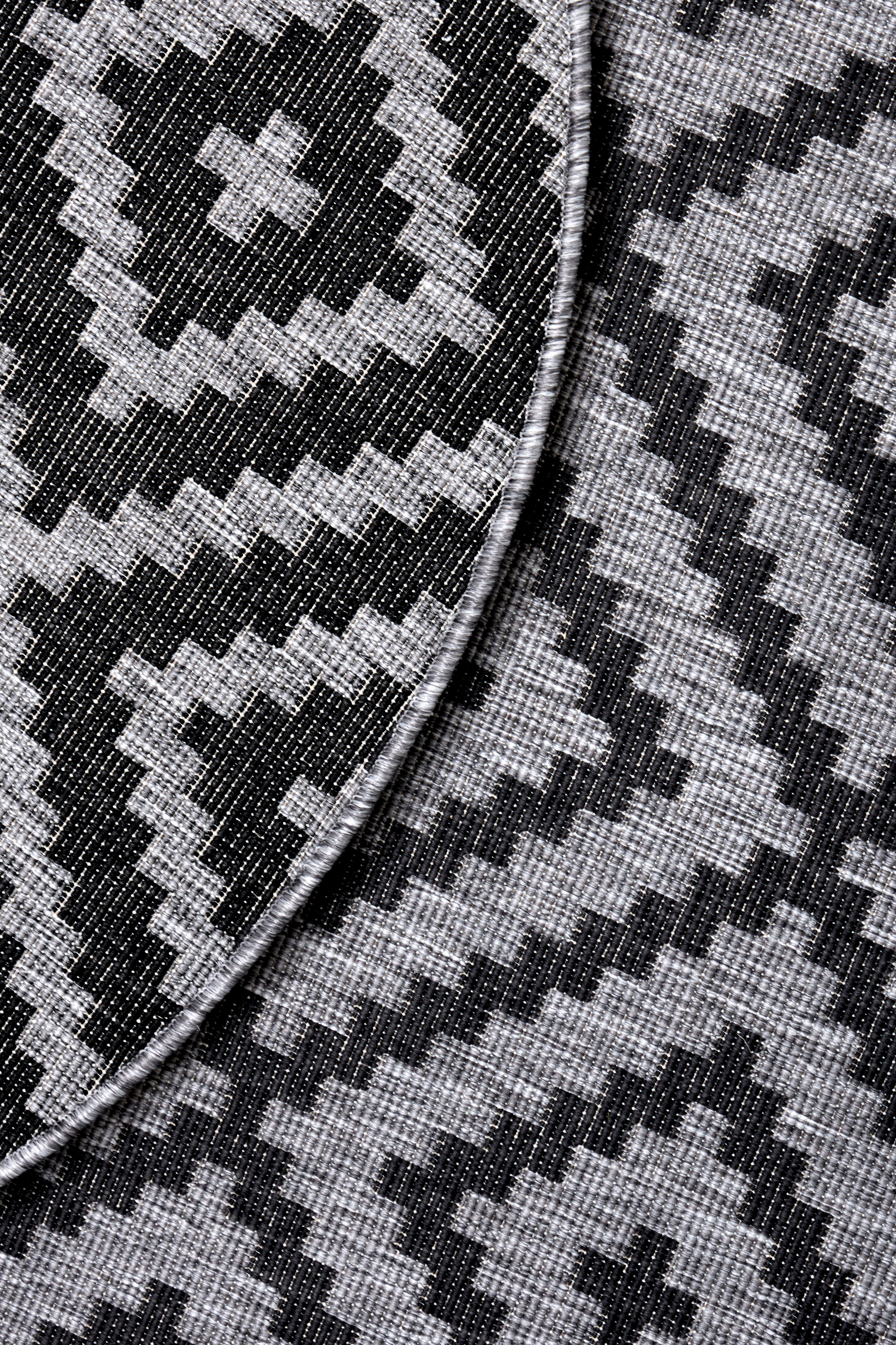 my home Vloerkleed Ronda tweezijdig te gebruiken kleed Sisal-look, platweefsel, in- en outdoor, geometrisch boho design