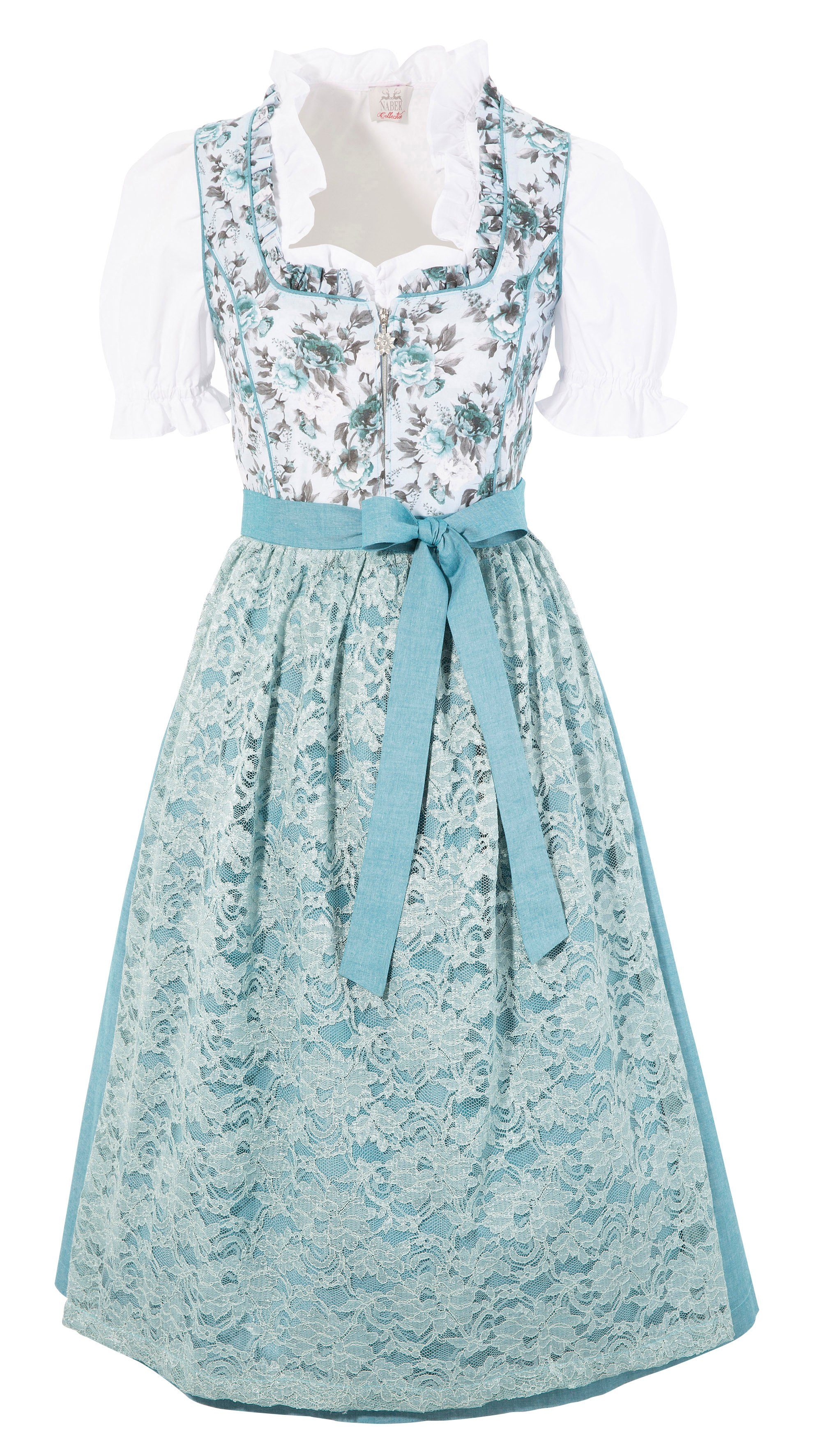 Naber Collection Dirndl Dames, midi inclusief dirndlblouse (3-delig)