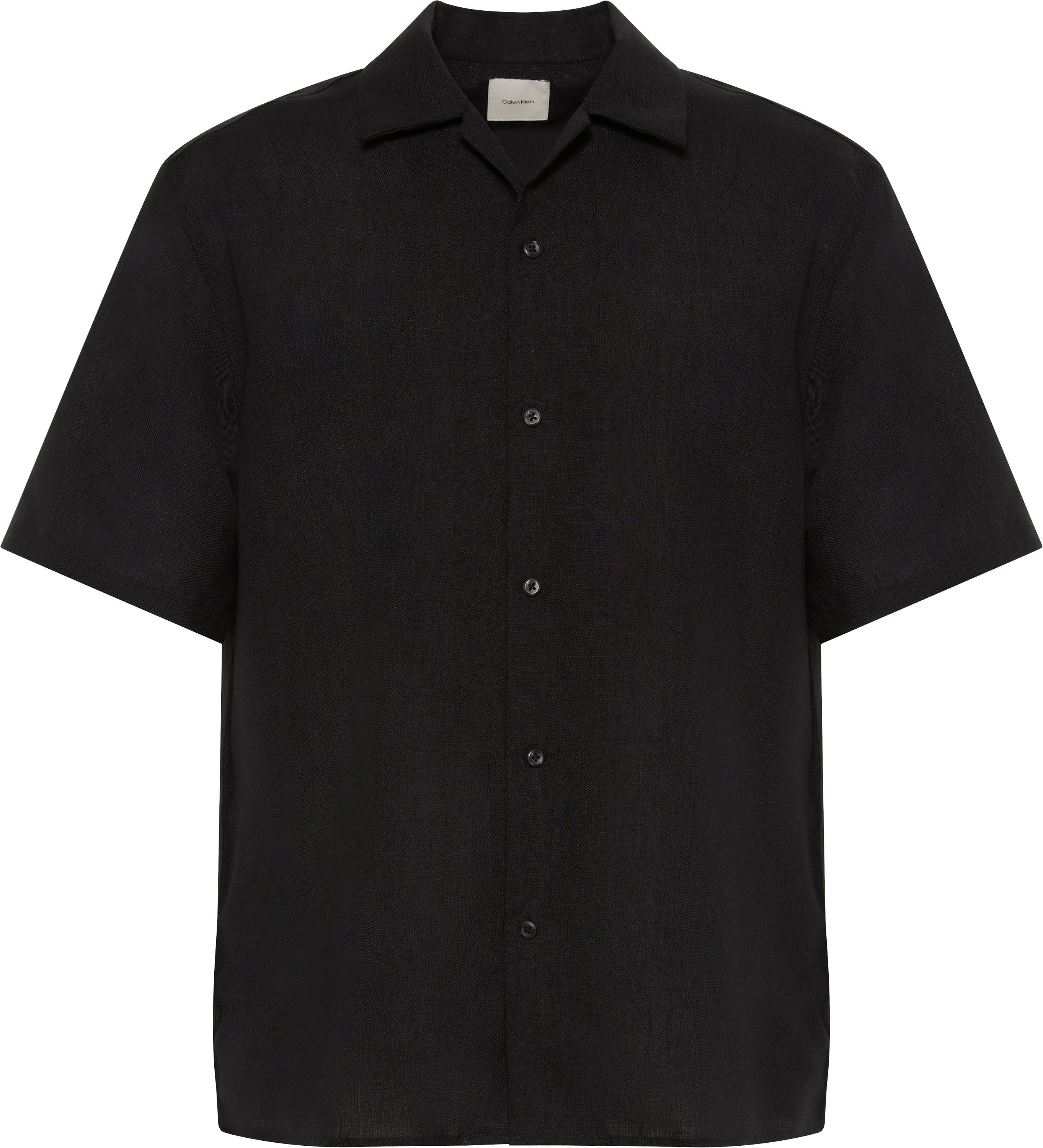Calvin Klein Overhemd met korte mouwen SS TRVLR LNN CMP ESY