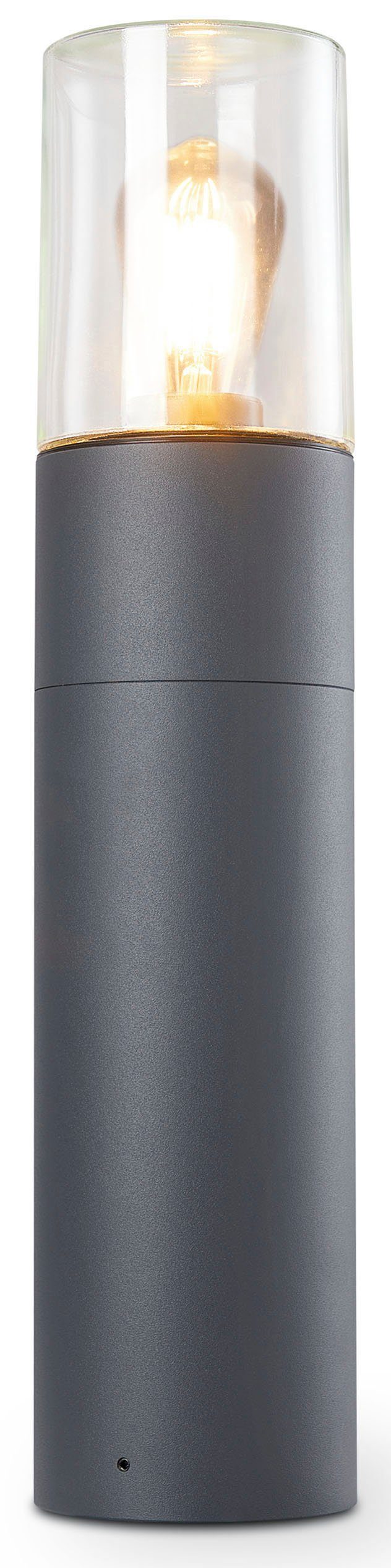 Paco Home Paalverlichting AMBRA Outdoor lamp padverlichting aluminium buitenlamp tuin E27 IP54