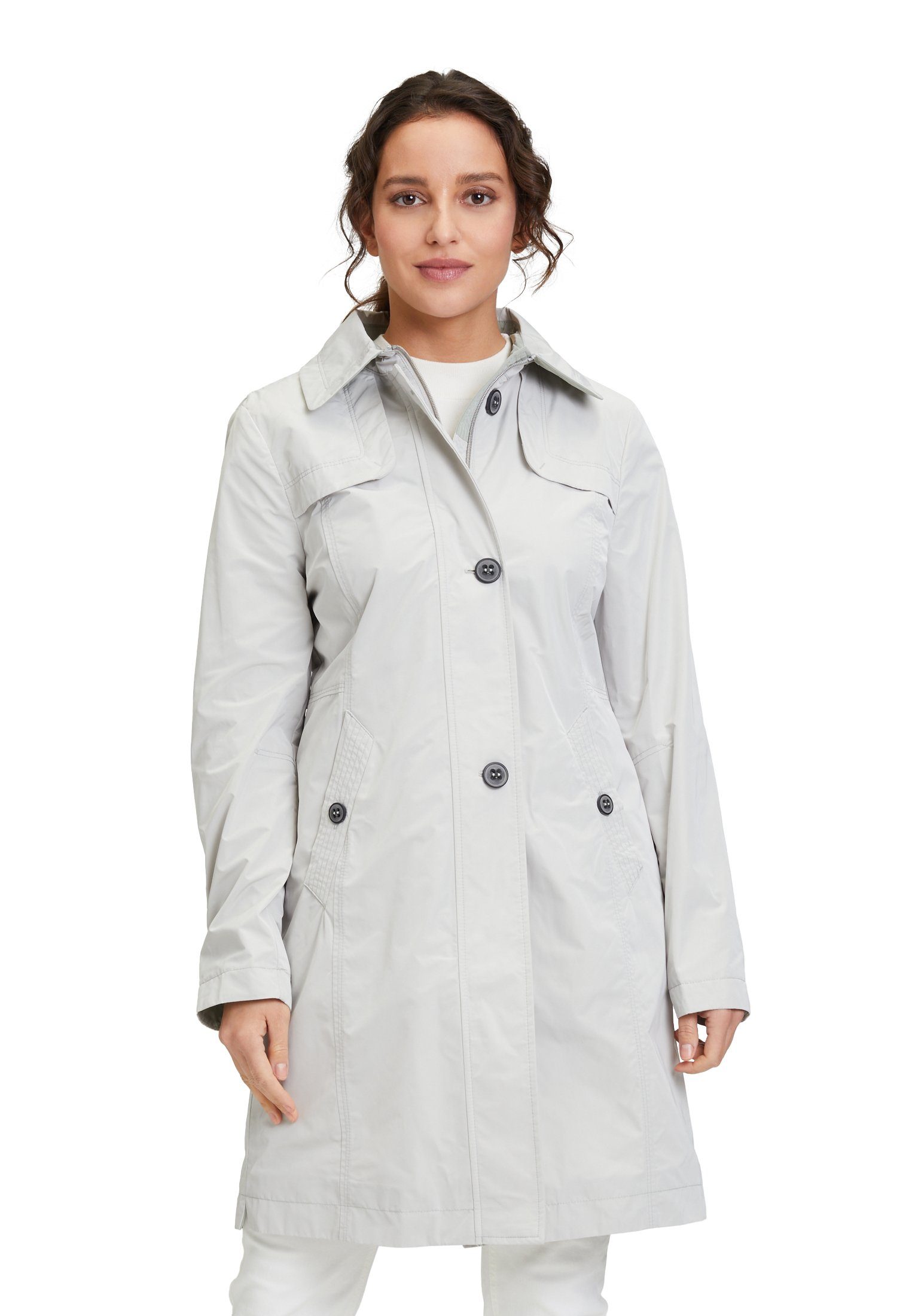 Gil Bret Trenchcoat met knoopsluiting