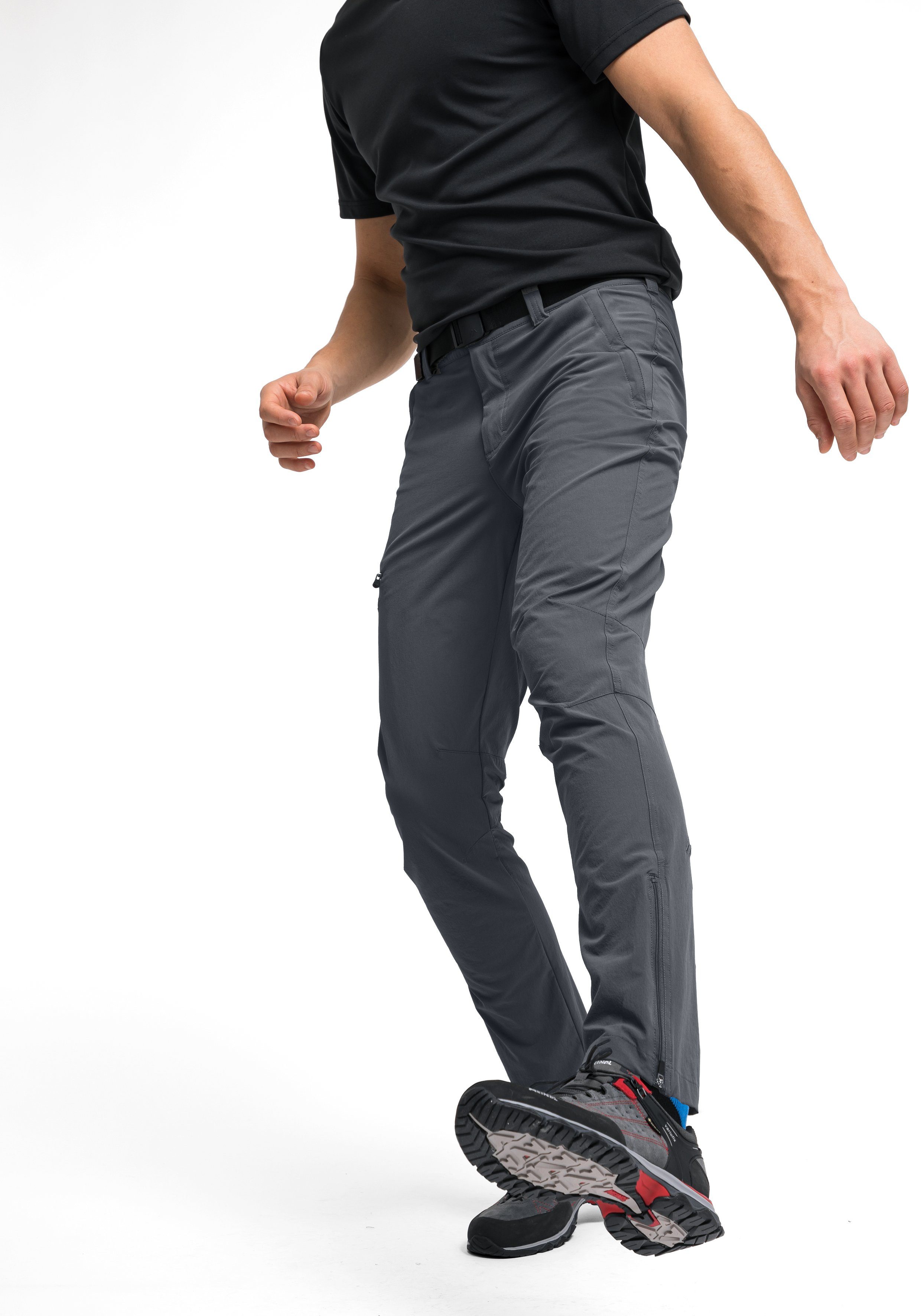 Maier Sports Functionele broek Torid slim Heren wandelbroek, ademende outdoor-broek, 4 zakken, slim fit