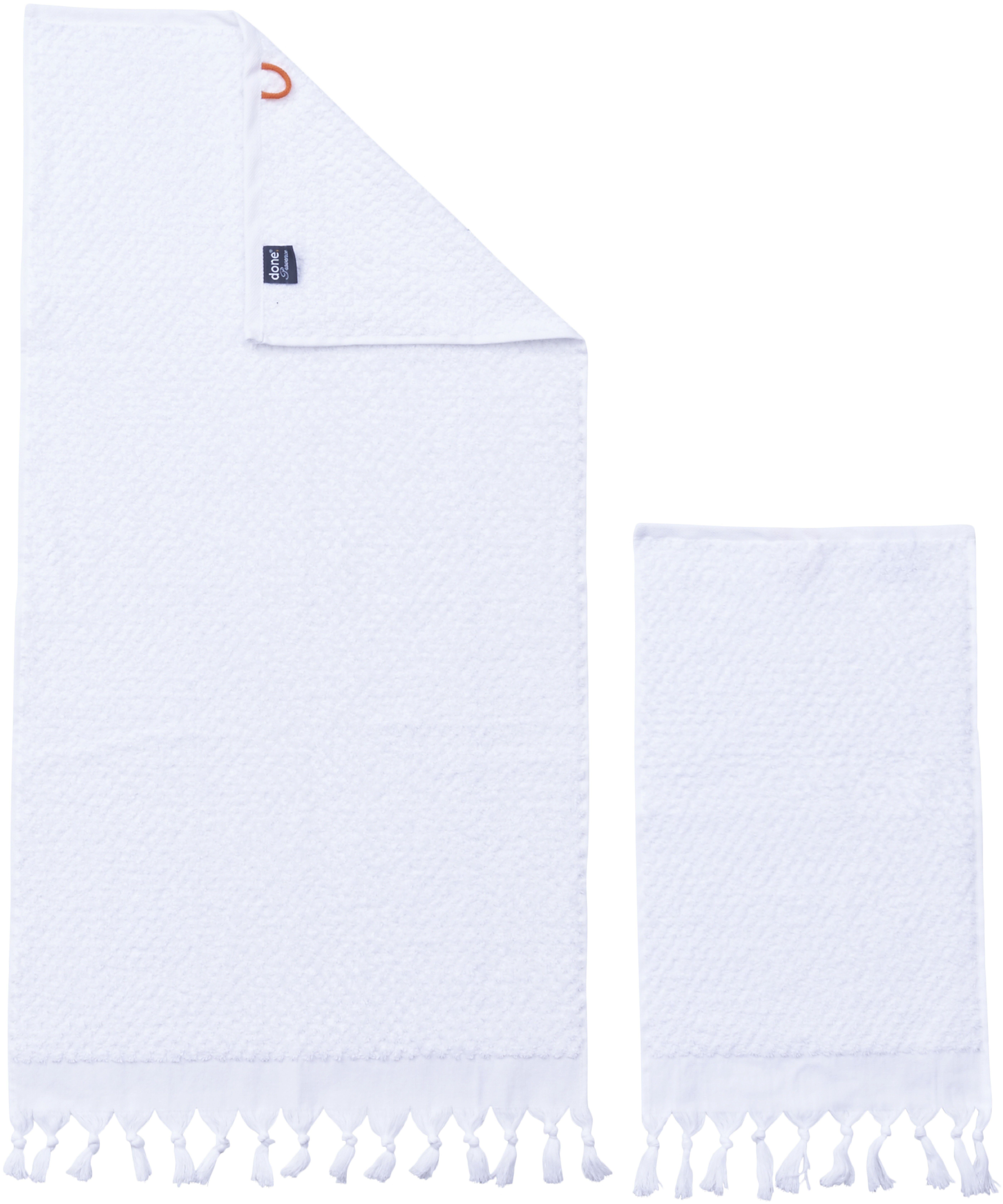 done.® Handdoekenset Provence honingraat 2 gastendoeken (30x50 cm), 2 handdoeken (50x100 cm) (set, 4 stuks)