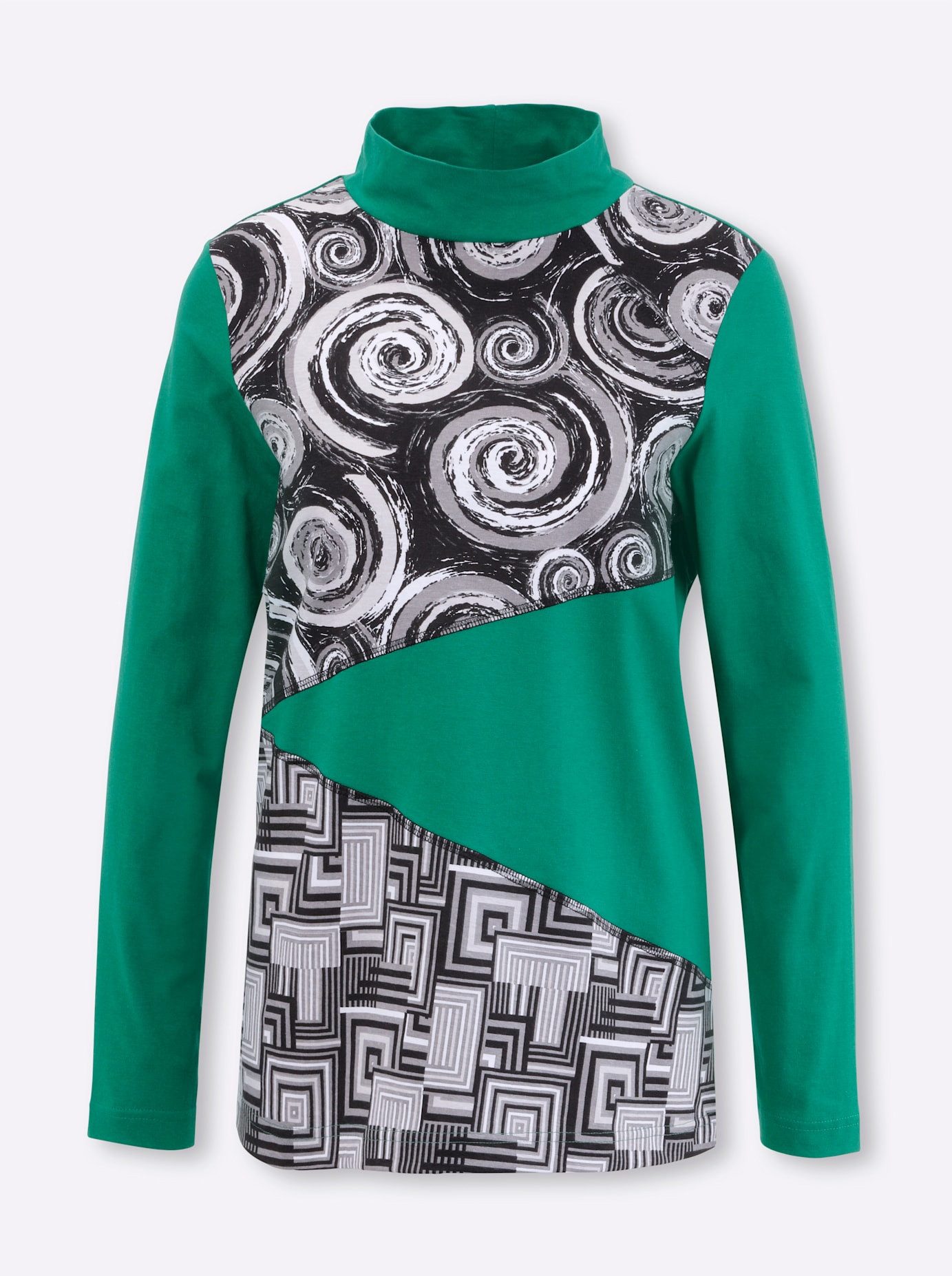 Classic Basics Shirt met staande kraag Shirt met opstaand kraagje (1-delig)
