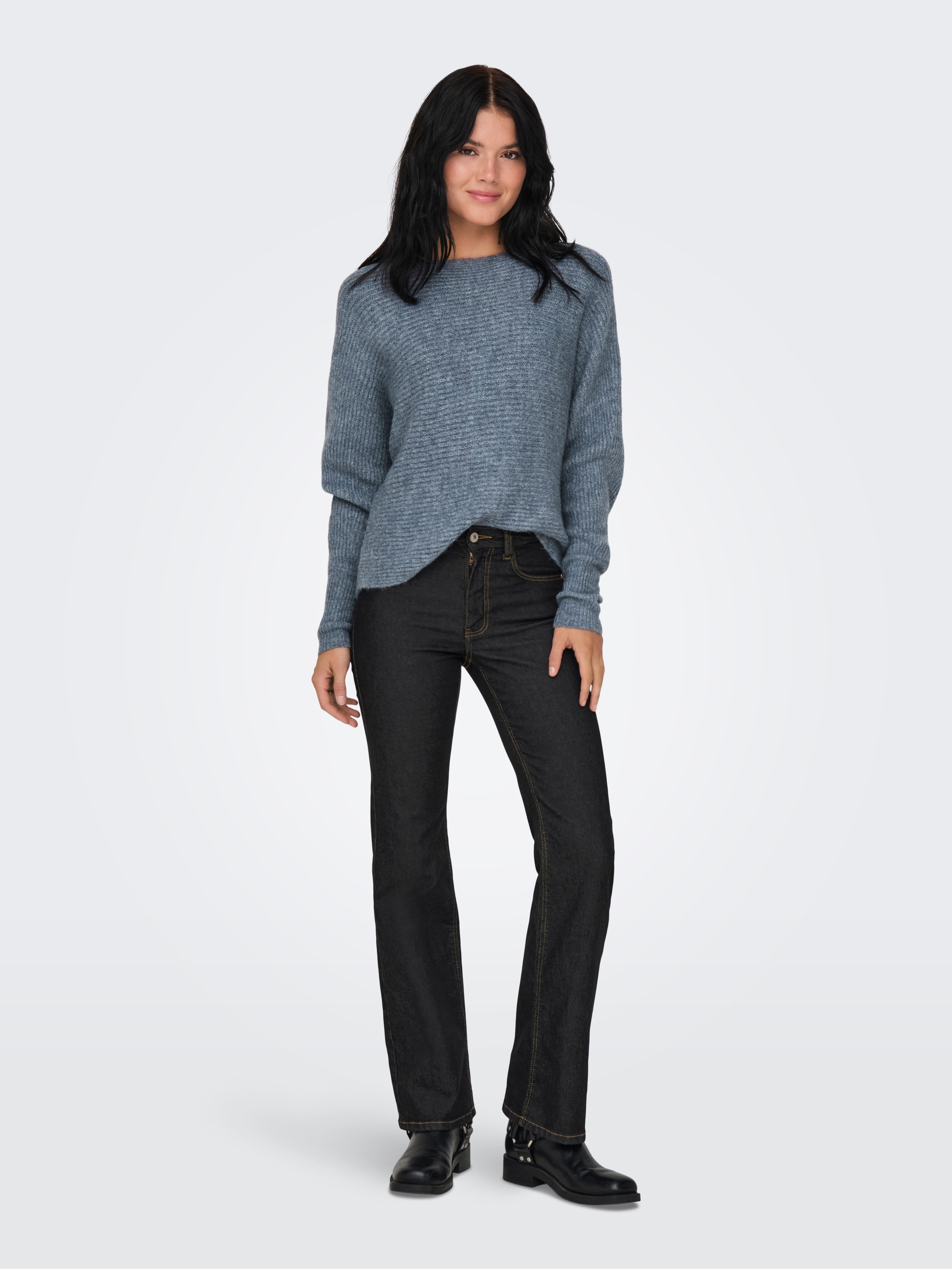 Only Gebreide trui ONLDANIELLA L S PULLOVER KNT NOOS