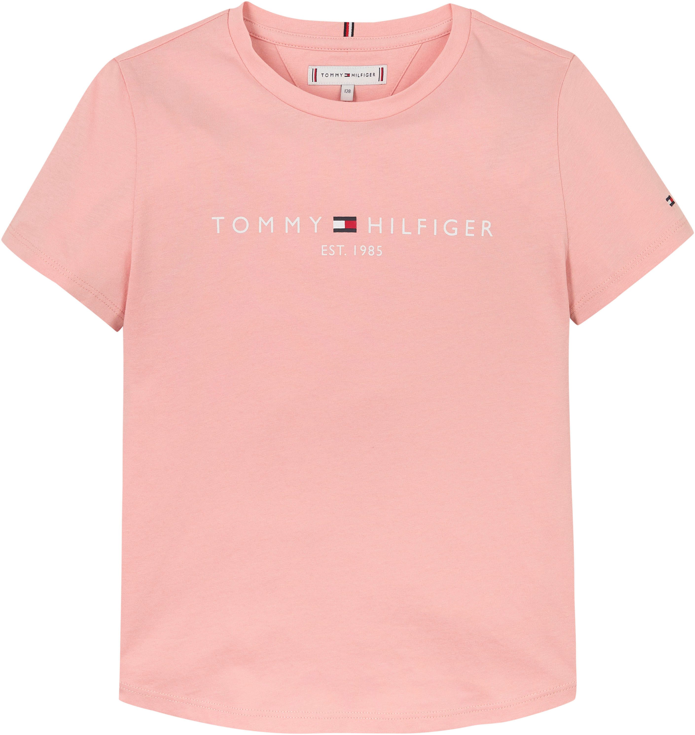 Tommy Hilfiger Shirt met korte mouwen ESSENTIAL TEE S/S met tommy hilfiger logo-opschrift (1-delig)