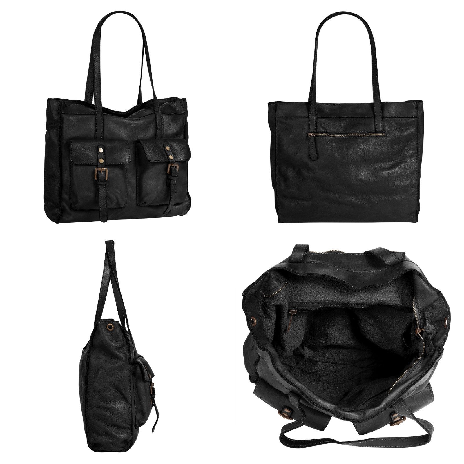 Samantha Look Shopper echt leer, made in italy