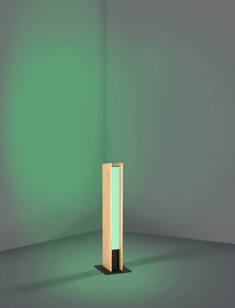 EGLO Tafellamp ANCHORENA-Z ZigBee, app en spraakbediening Alexa, RGB, FSC100HB, dimbaar, hout (1 stuk)