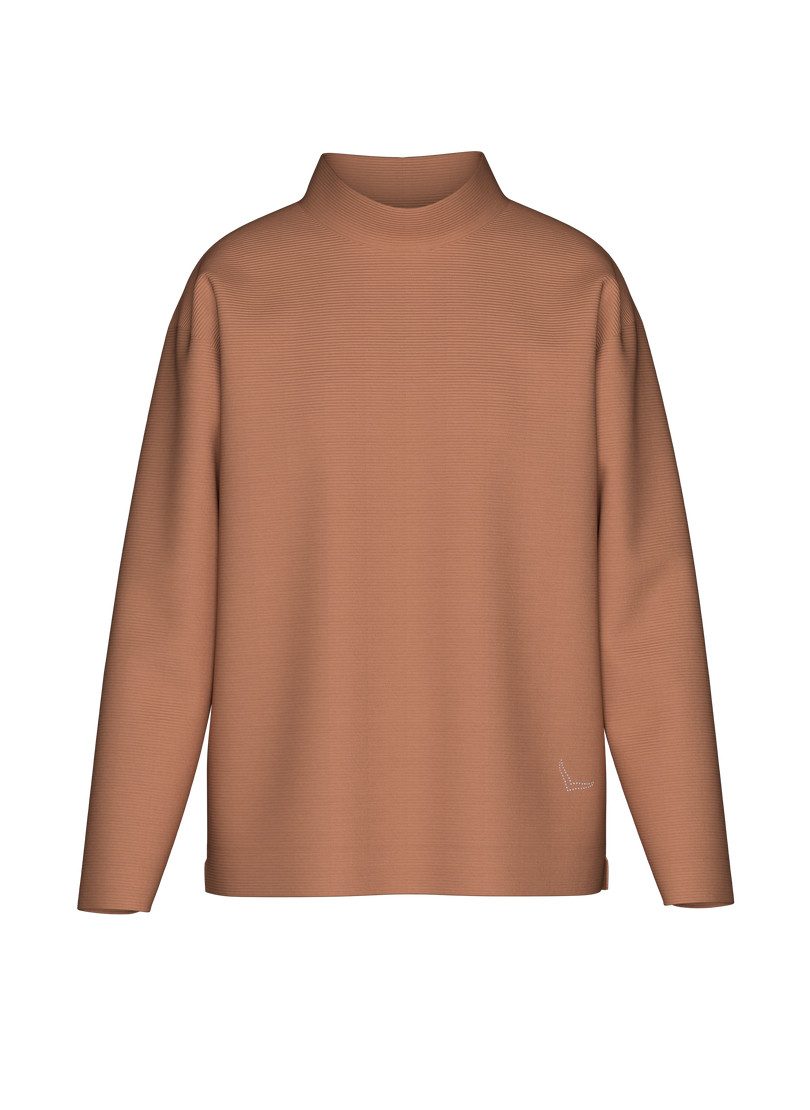 Trigema Sweatshirt TRIGEMA Sweatshirt met opstaande kraag