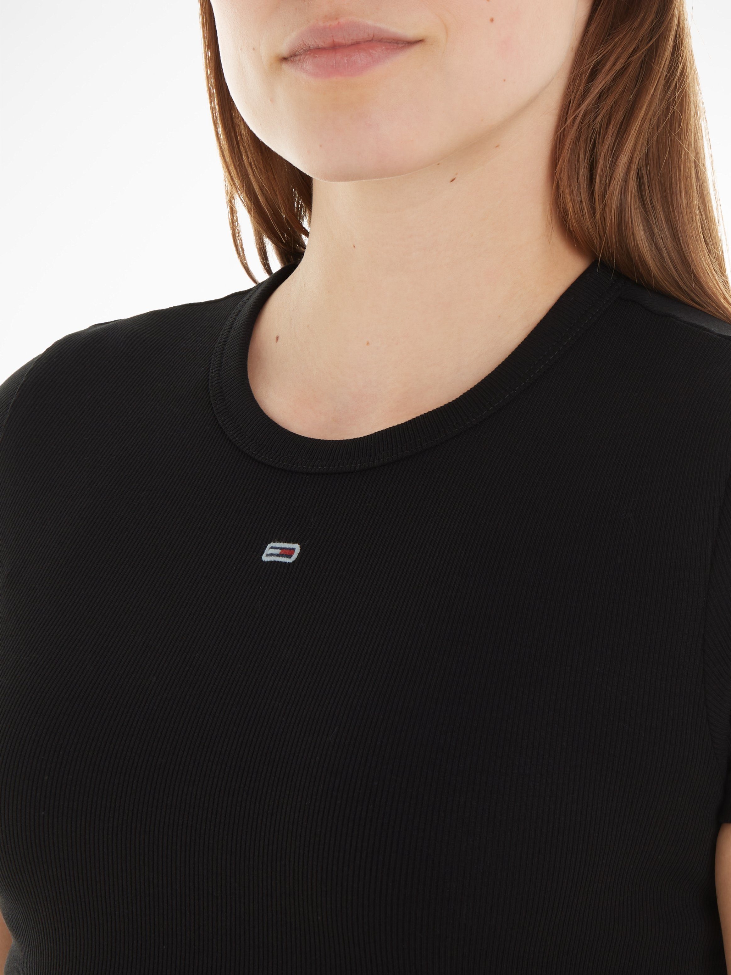 Tommy Jeans Curve T-shirt Slim Essential Rib