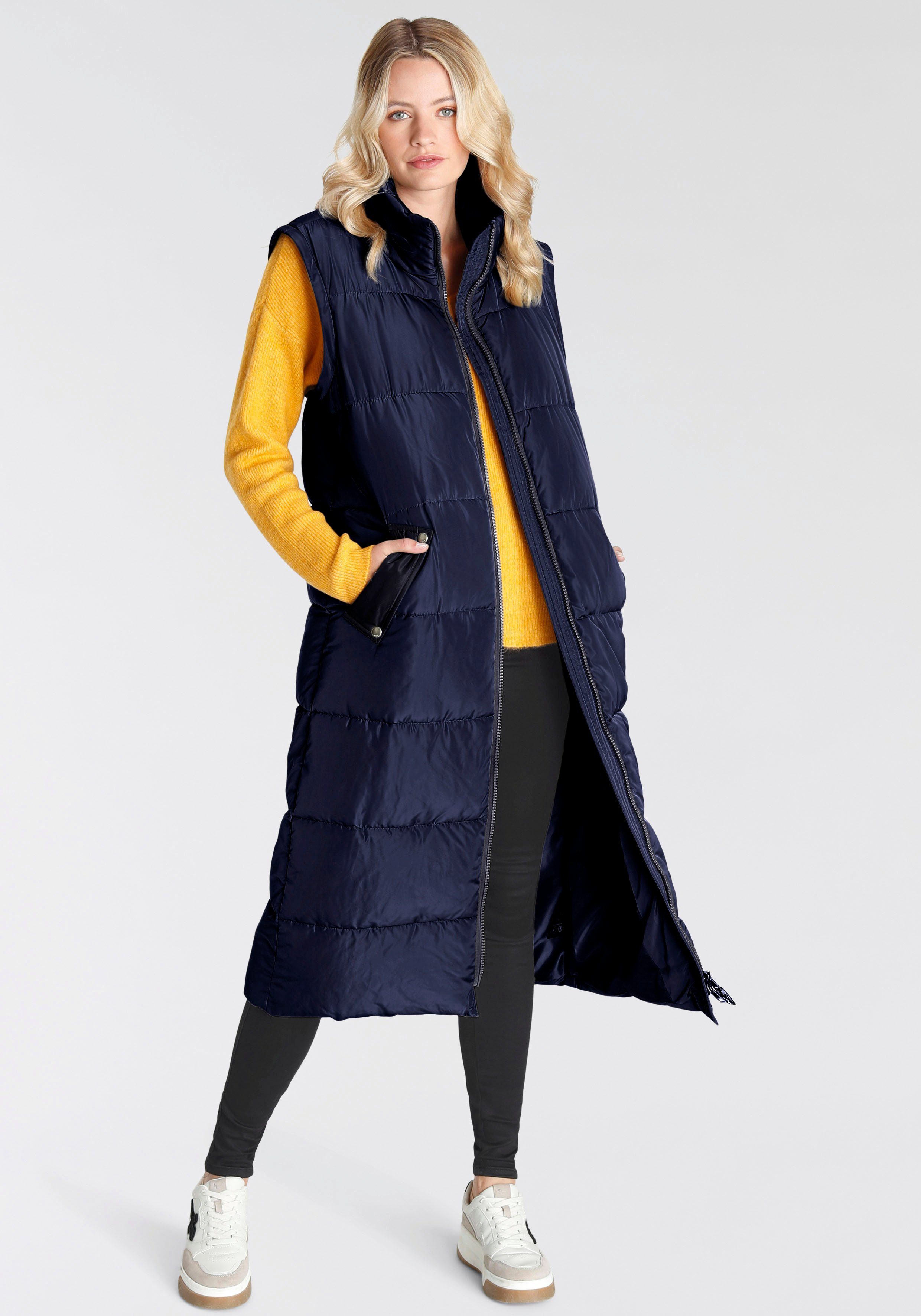 Only Gewatteerde jas ONLIRINA X-LONG 2IN1 PUFFER OTW