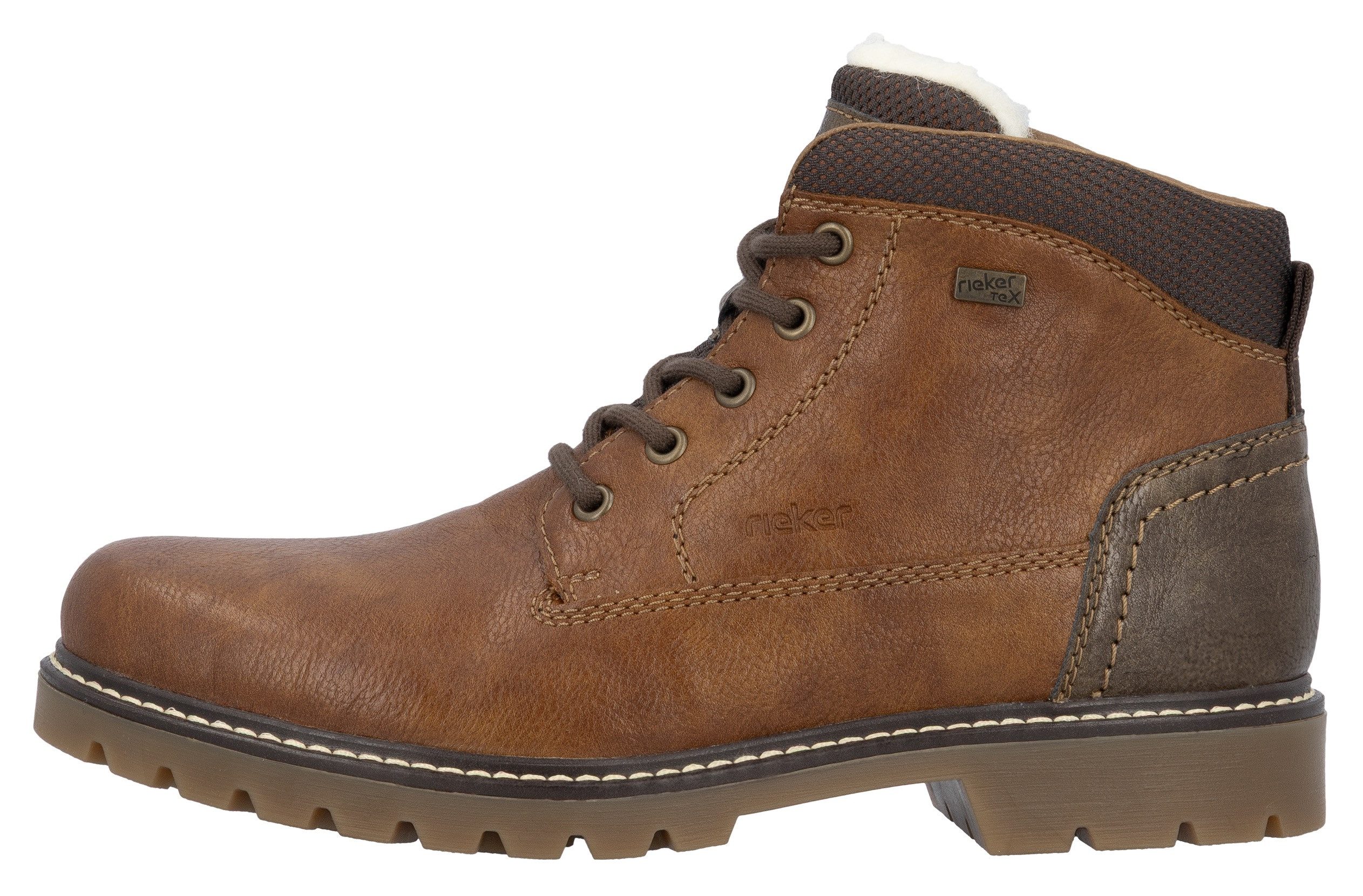 Rieker Winterlaarsjes worker boots, veterschoenen, trekkinglaarzen met riekertex-membraan