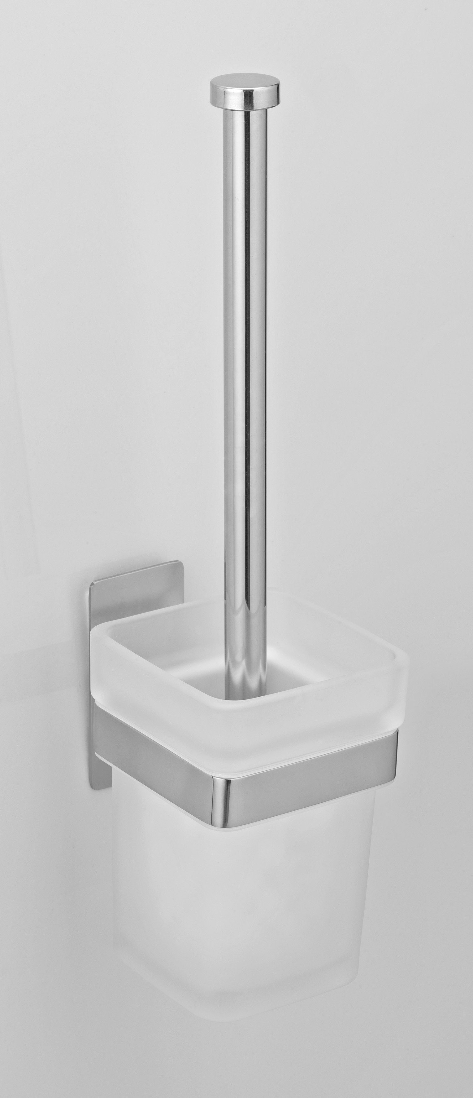 WENKO Toiletset Turbo-Loc® Genova shine, afneembare container, met turboloc bevestiging