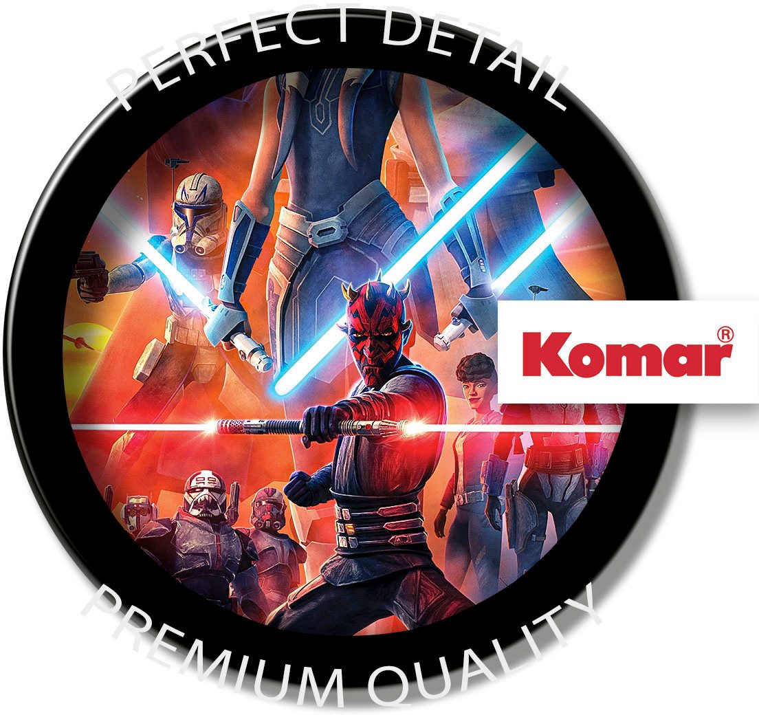 Komar Fotobehang Vlies fotobehang - Star Wars Clone Wars Mission - grootte 200 x 250 cm (1 stuk)