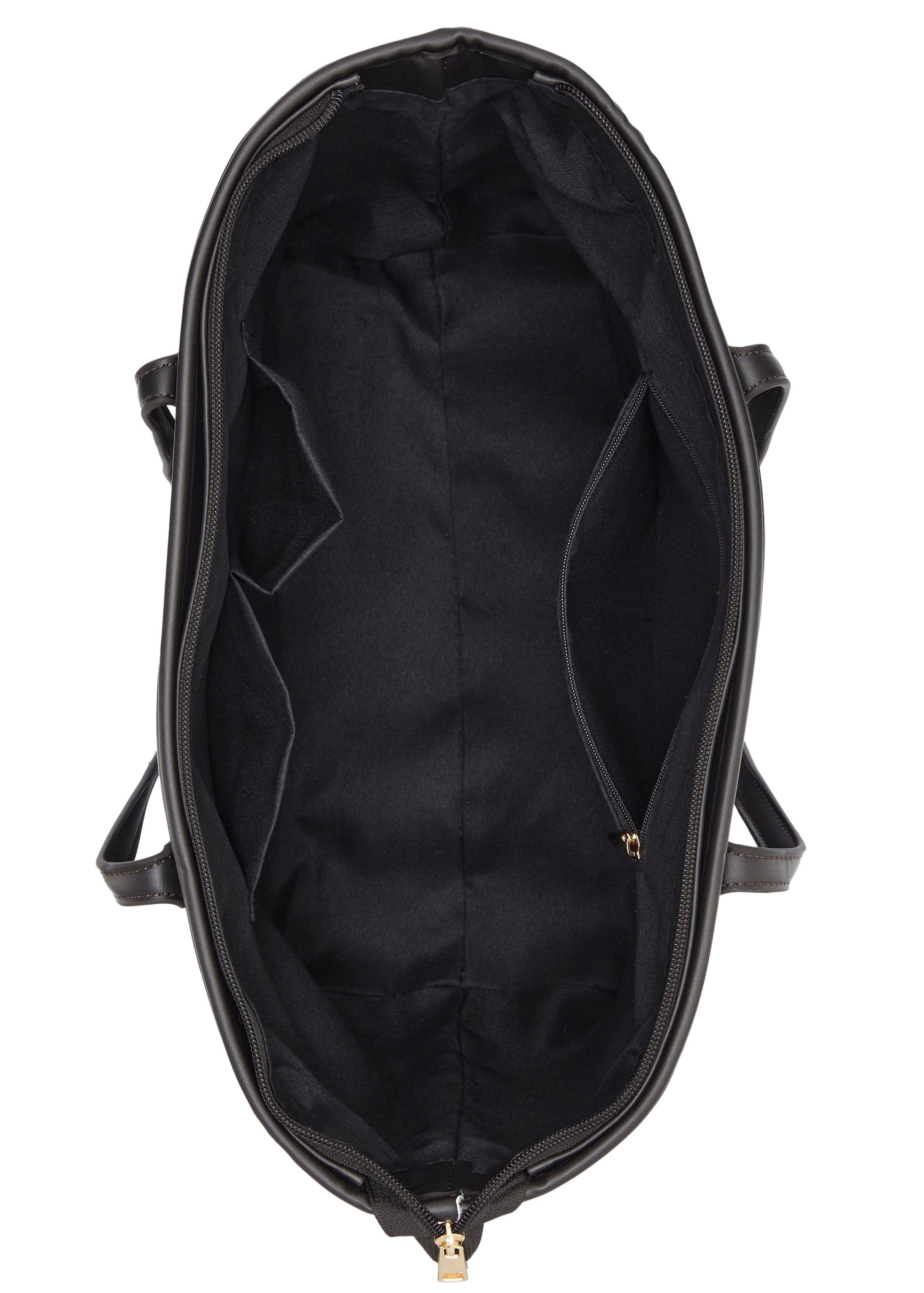 Lascana Shopper Schoudertas Handtas, draagtas, damestas VEGAN