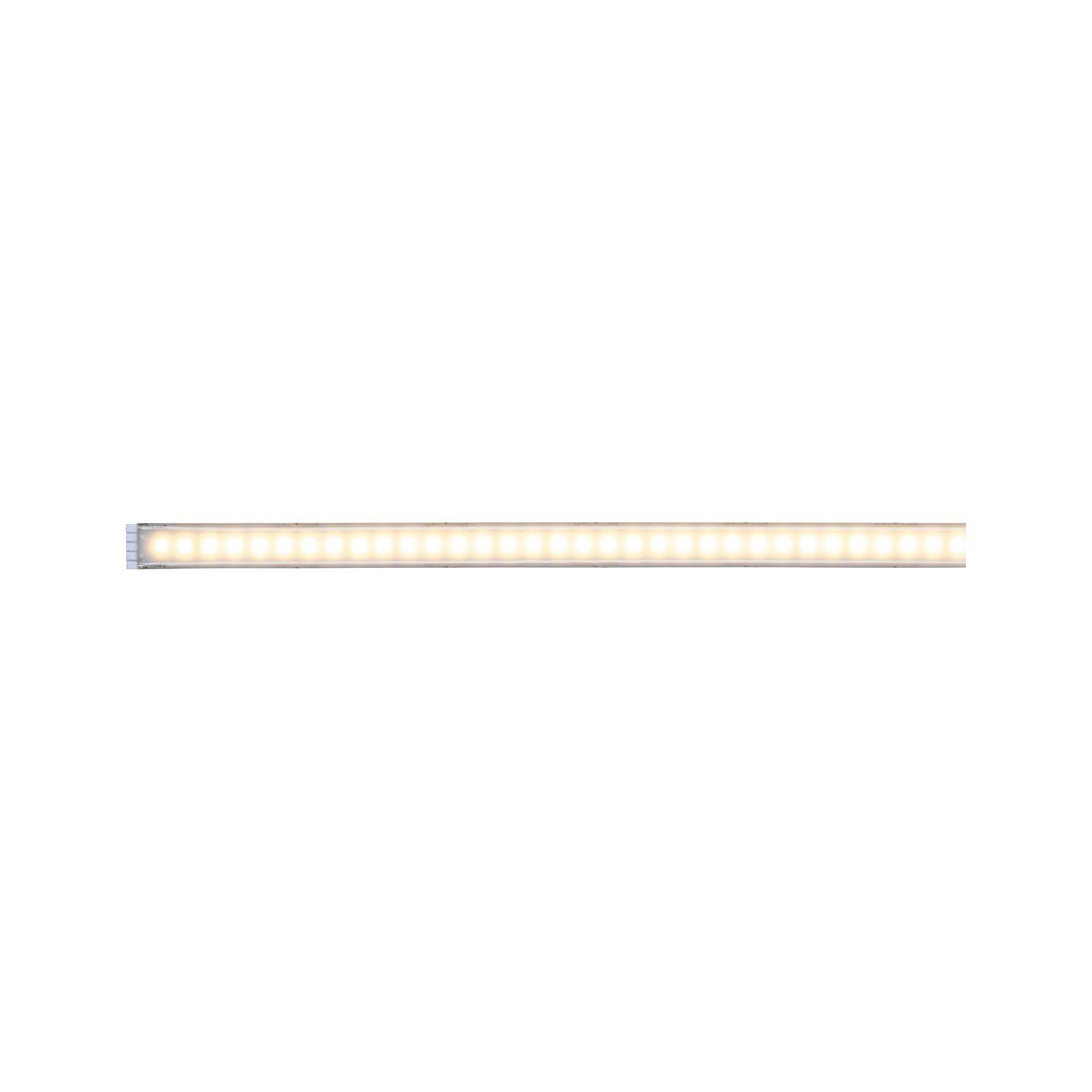 Paulmann Led-strepen MaxLED 1000 Stripe 1m IP44 Deksel 2700K 12W 24V zilverkleur kunststof (1 stuk)