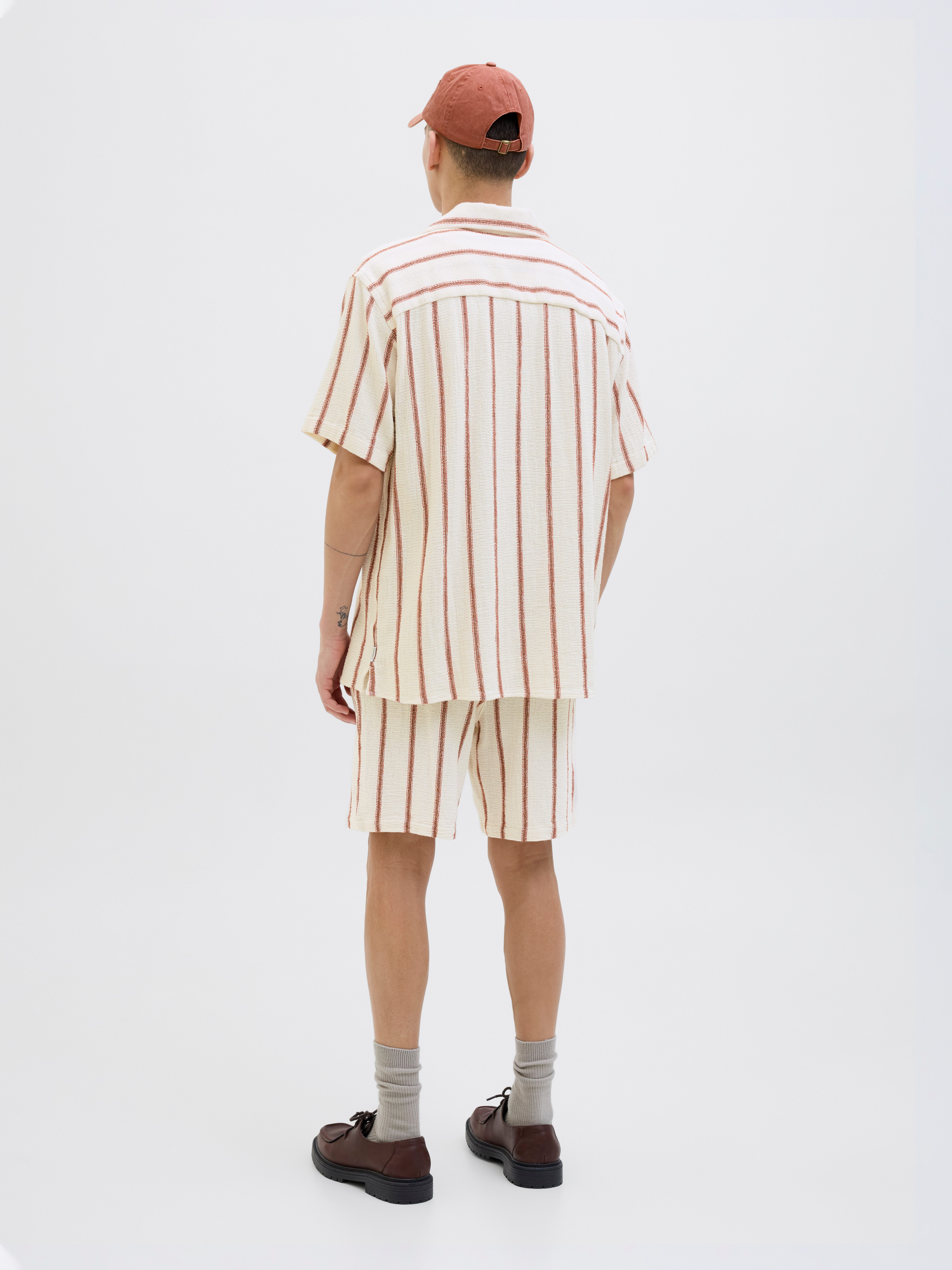Jack & Jones Joggingbroek JPSTJAIDEN COBA STRIPE JOG SHORT SRT SN