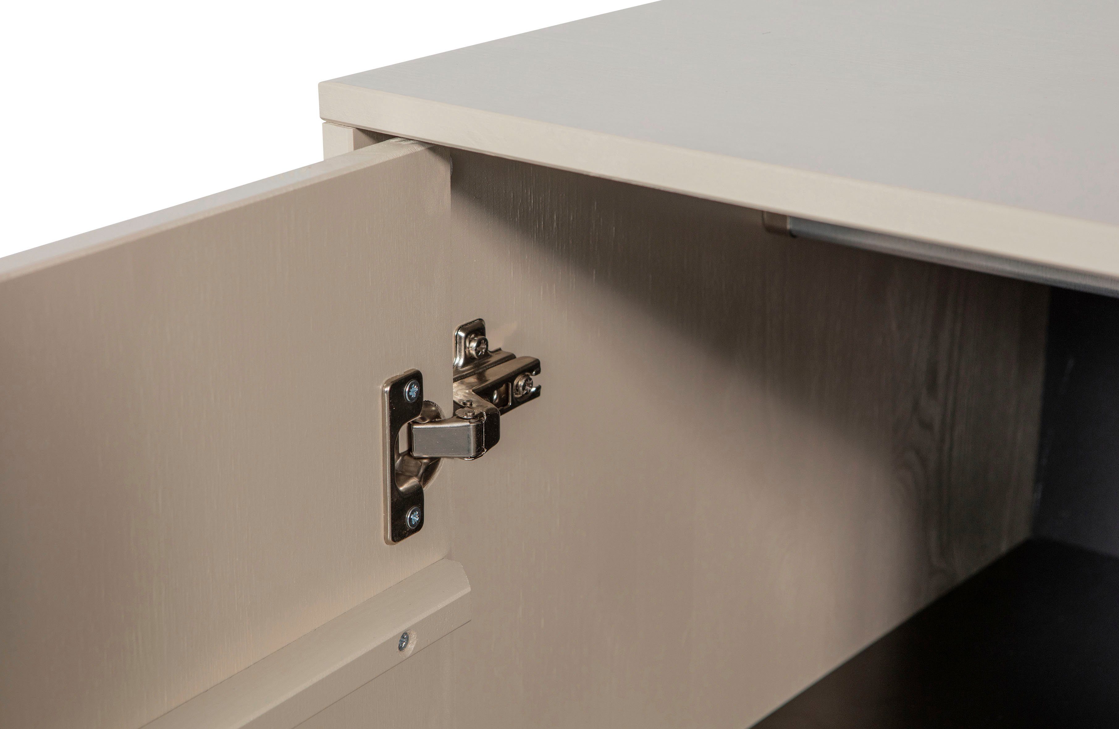 WOOOD Highboard Daily hoge commode Kast met push-to-open functie, H 110 cm x B 100 cm