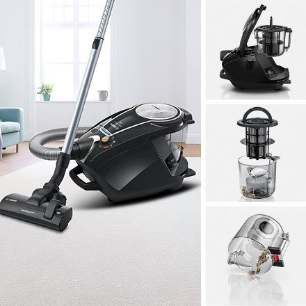 BOSCH Stofzuiger Serie 8 ProSilence BGS7MS64, hygiënefilter, 10 jaar garantie op de motor