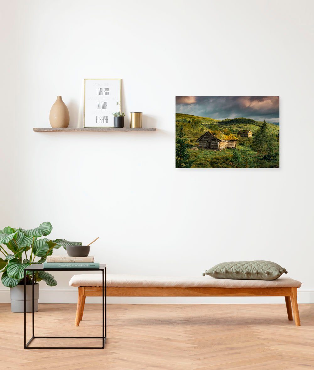 Komar Artprint op linnen Keilrahmenbild Rustic Charme Größe 60 x 40 cm (set)