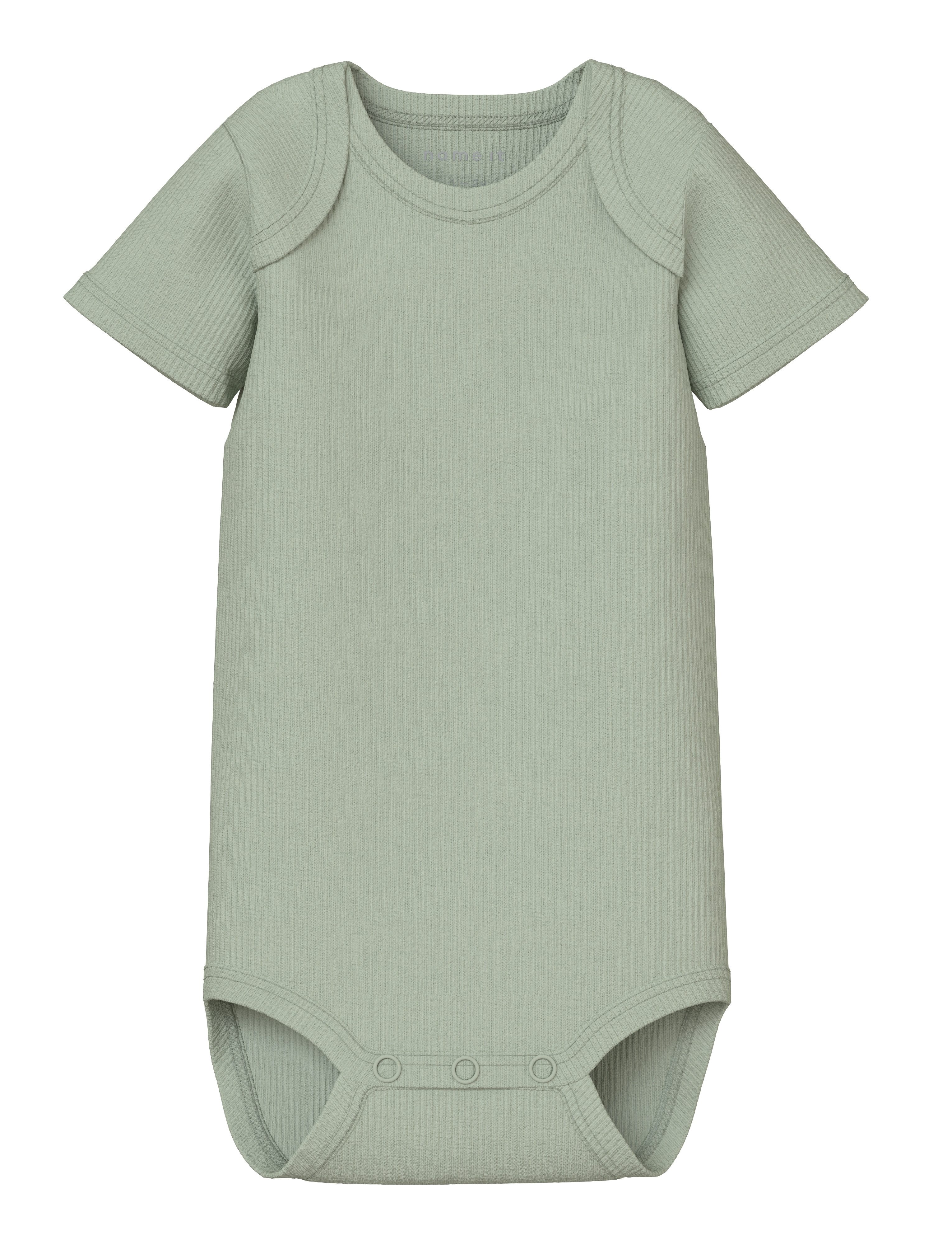 Name It Body met korte mouwen NBNBODY 3P SS SOLID RIB NOOS (set 3-delig)