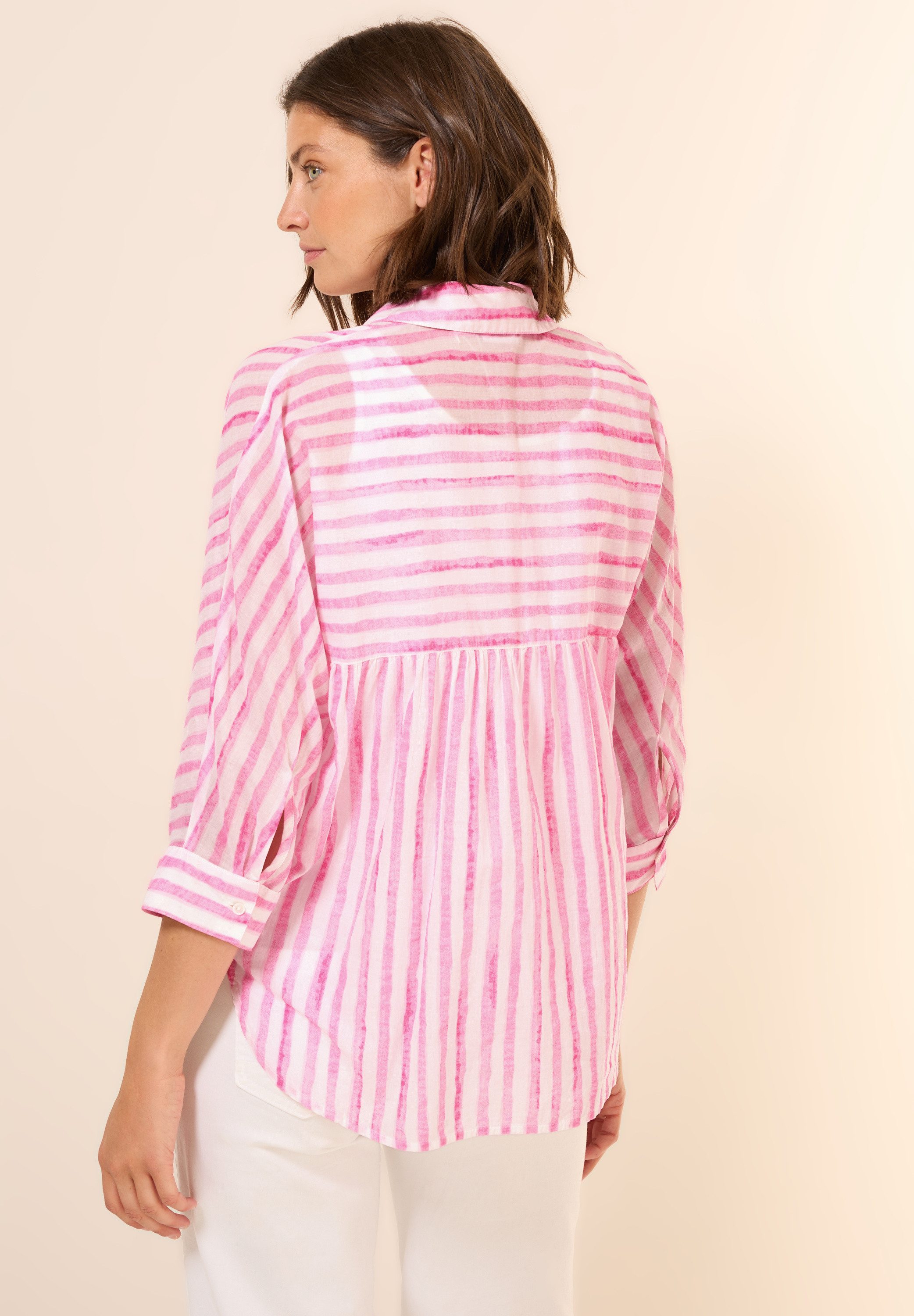 Cecil Overhemdblouse met streepdessin